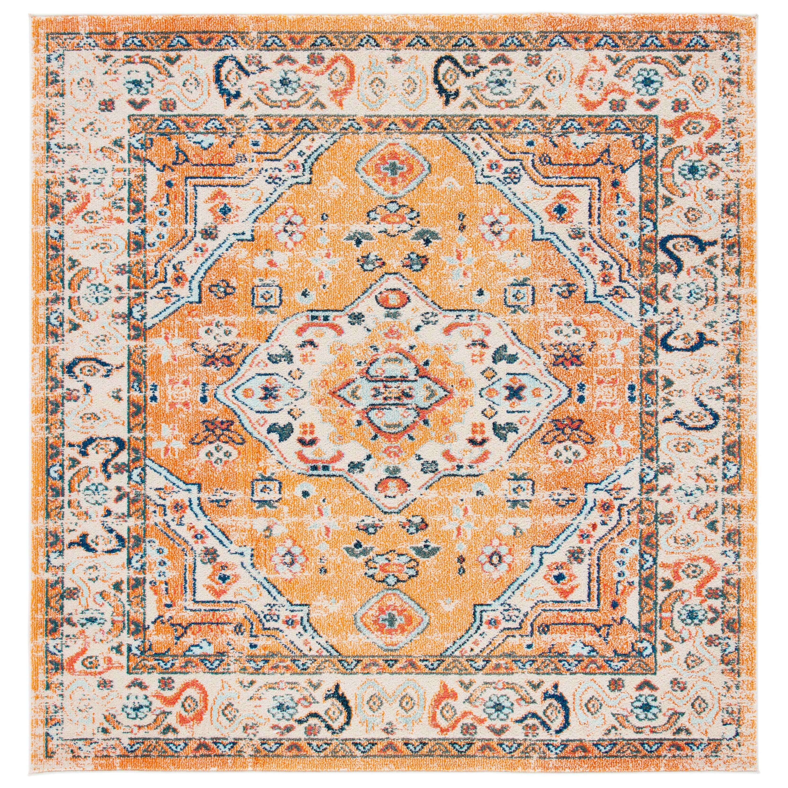 SAFAVIEH Madison Willodean Boho Oriental Distressed Rug