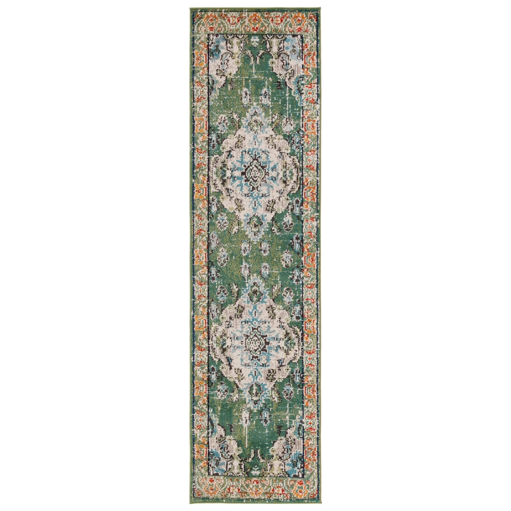 SAFAVIEH Monaco Oceane Boho Medallion Distressed Area Rug