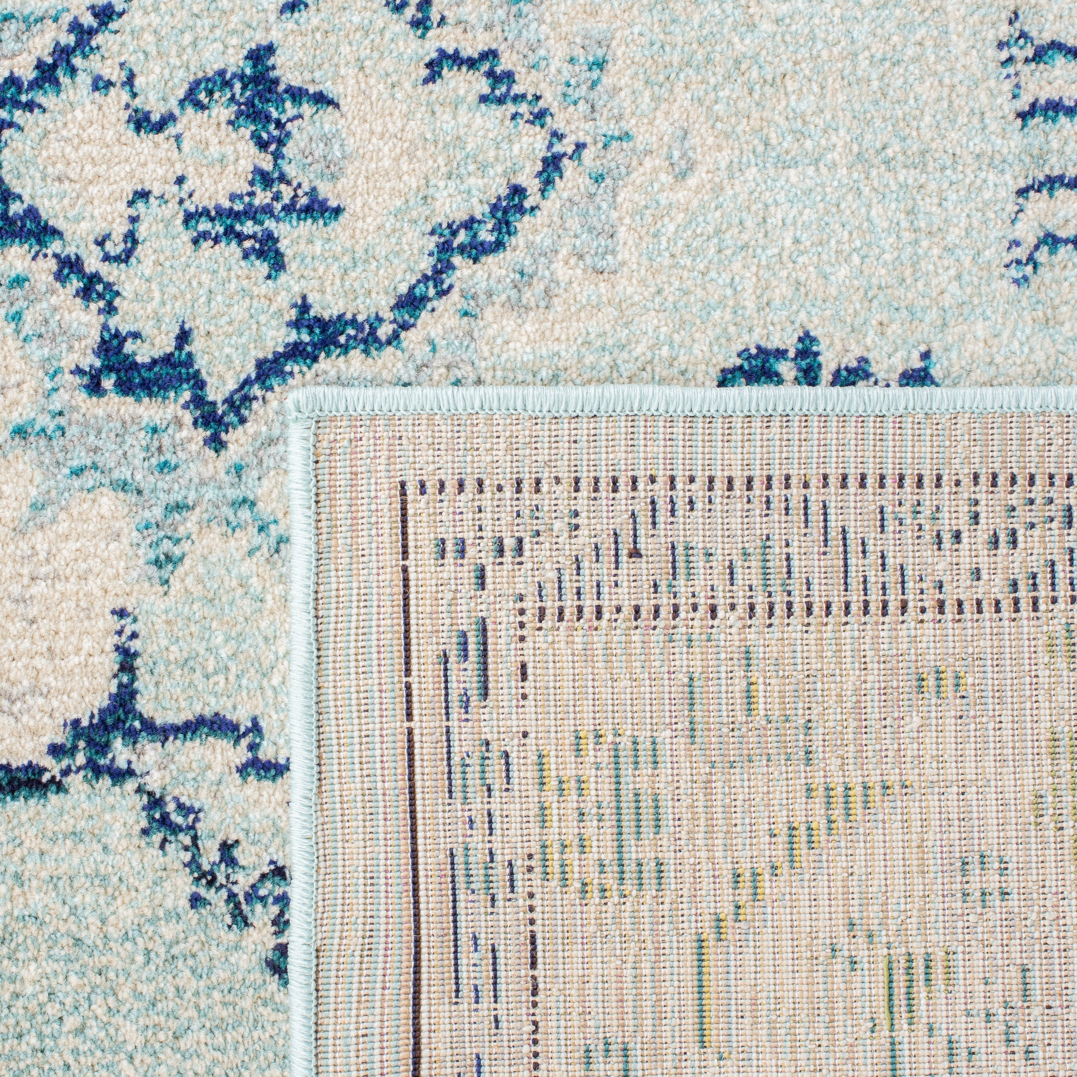 SAFAVIEH Monaco Oceane Boho Medallion Distressed Area Rug