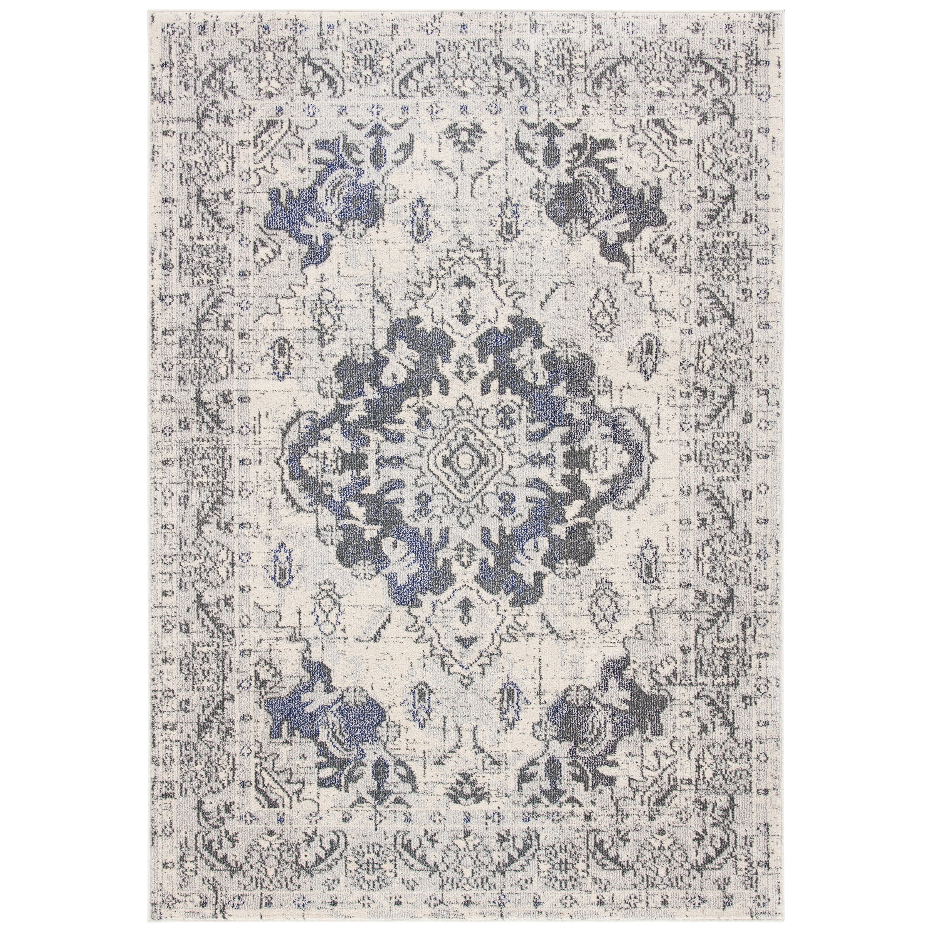 SAFAVIEH Monaco Oceane Boho Medallion Distressed Area Rug