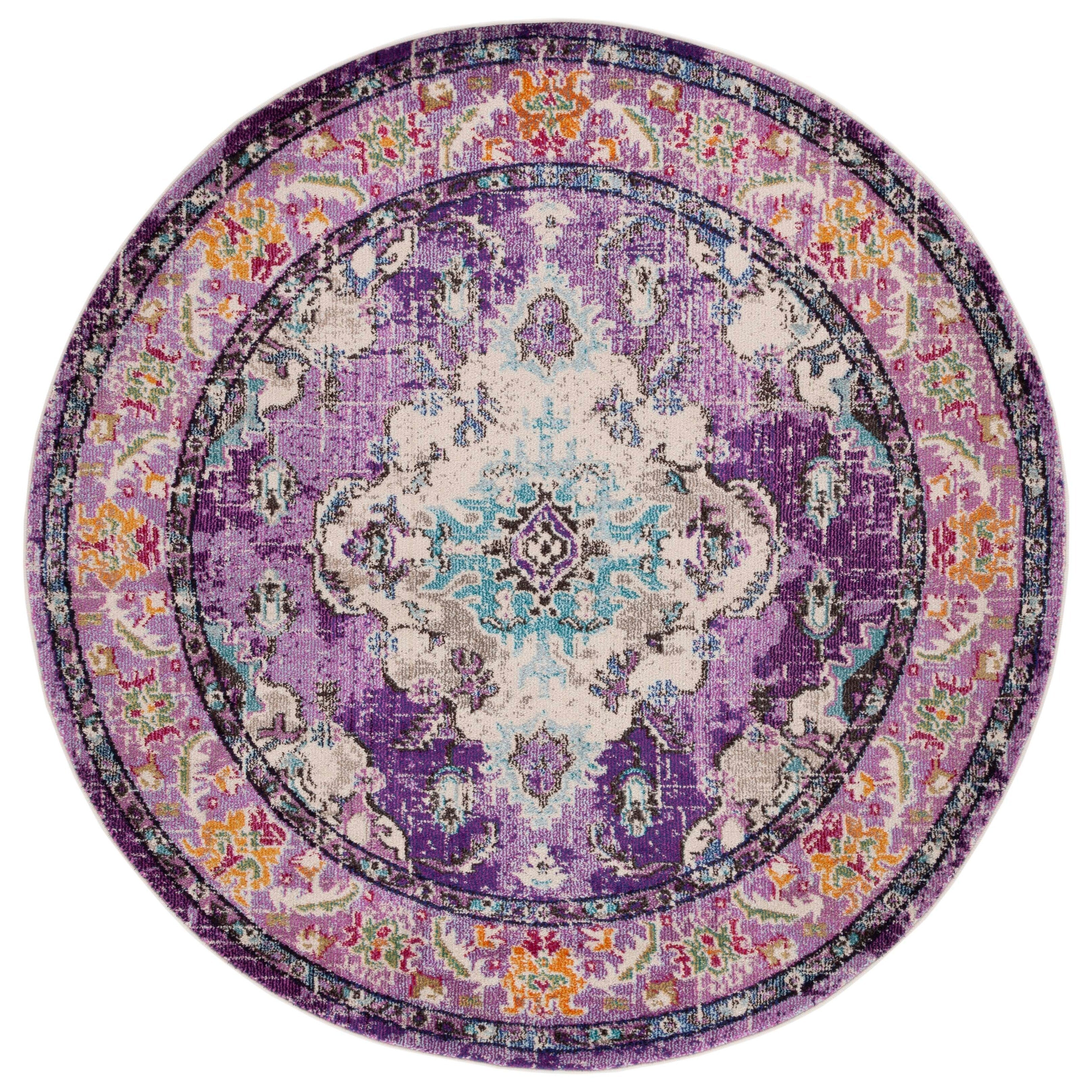 SAFAVIEH Monaco Oceane Boho Medallion Distressed Area Rug