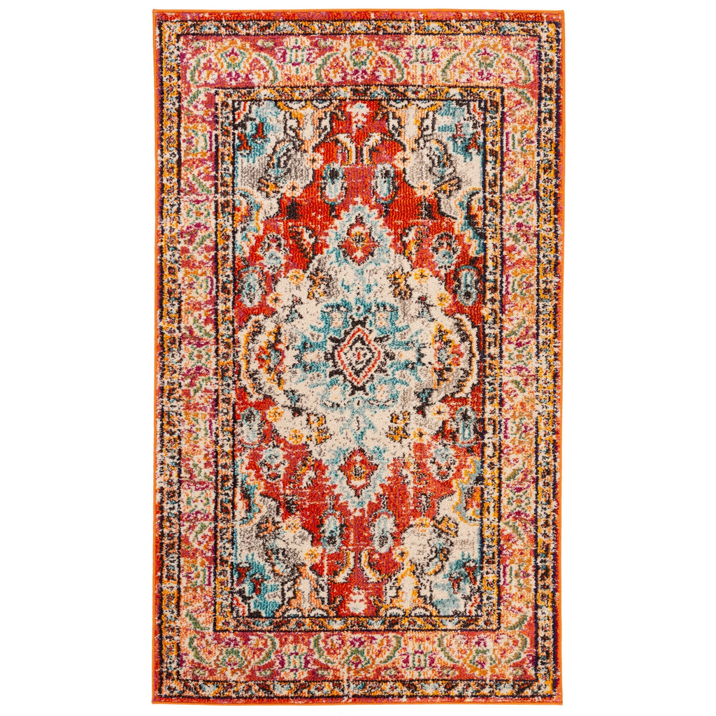SAFAVIEH Monaco Oceane Boho Medallion Distressed Area Rug
