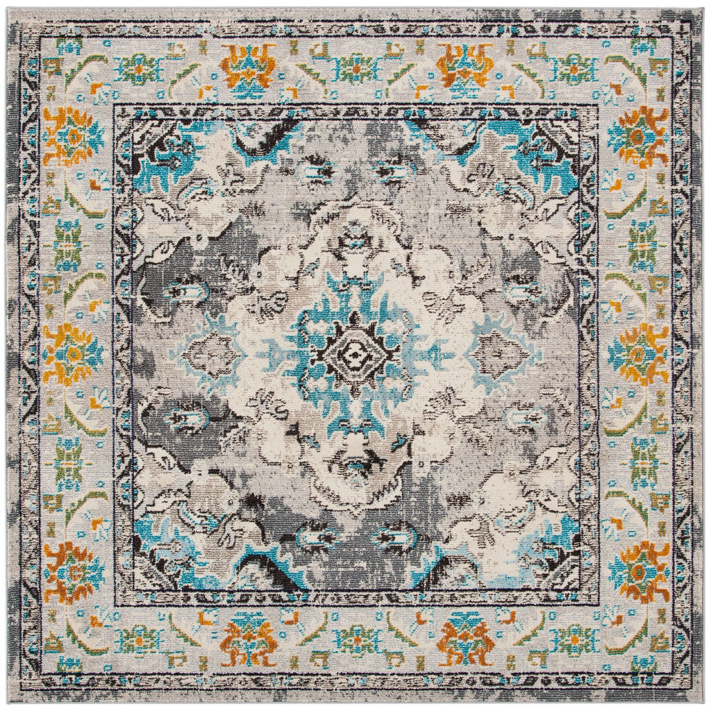 SAFAVIEH Monaco Oceane Boho Medallion Distressed Area Rug