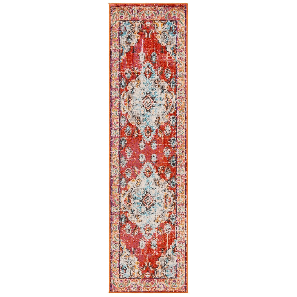 SAFAVIEH Monaco Oceane Boho Medallion Distressed Area Rug