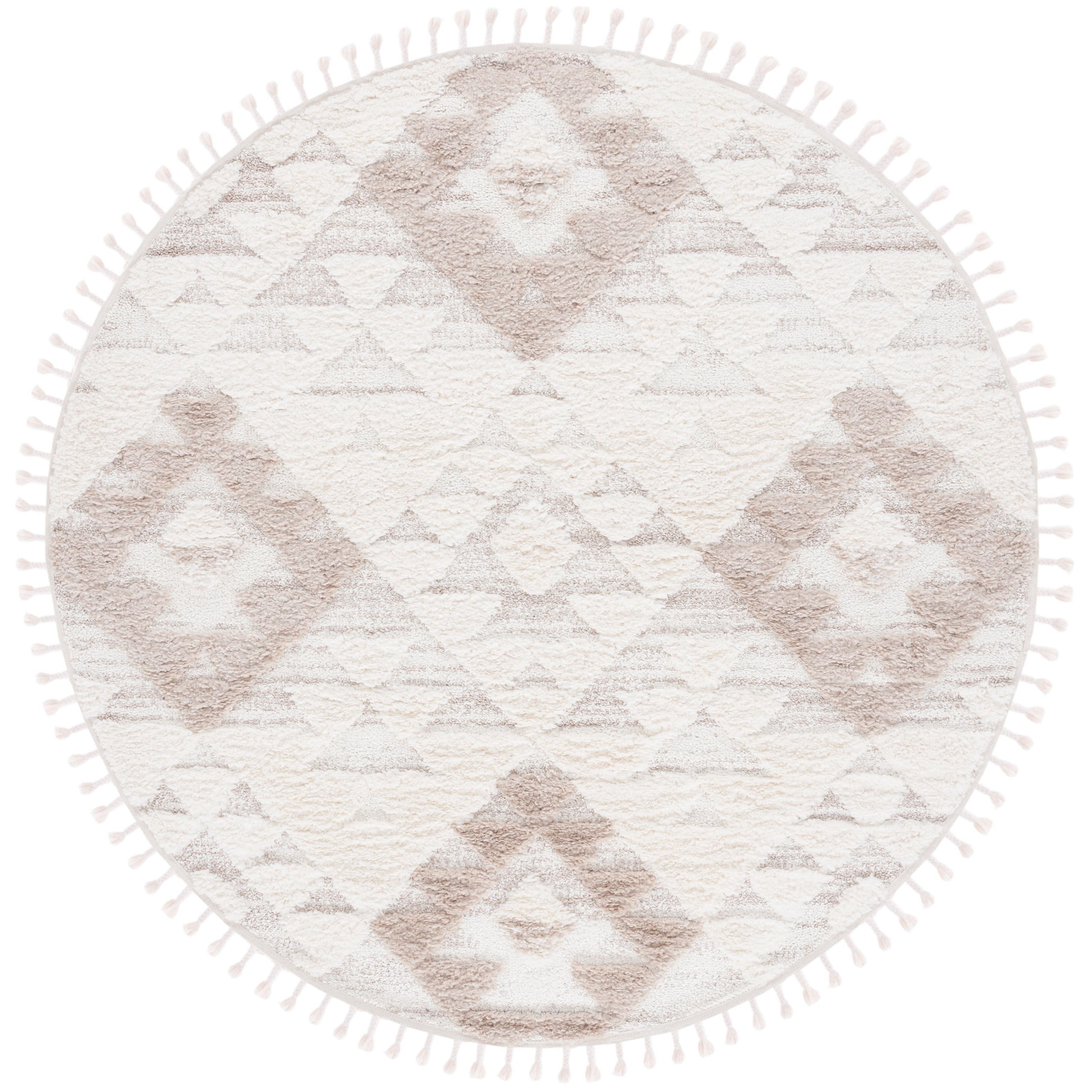 SAFAVIEH Moroccan Tassel Shag Delores 2-inch Thick Rug