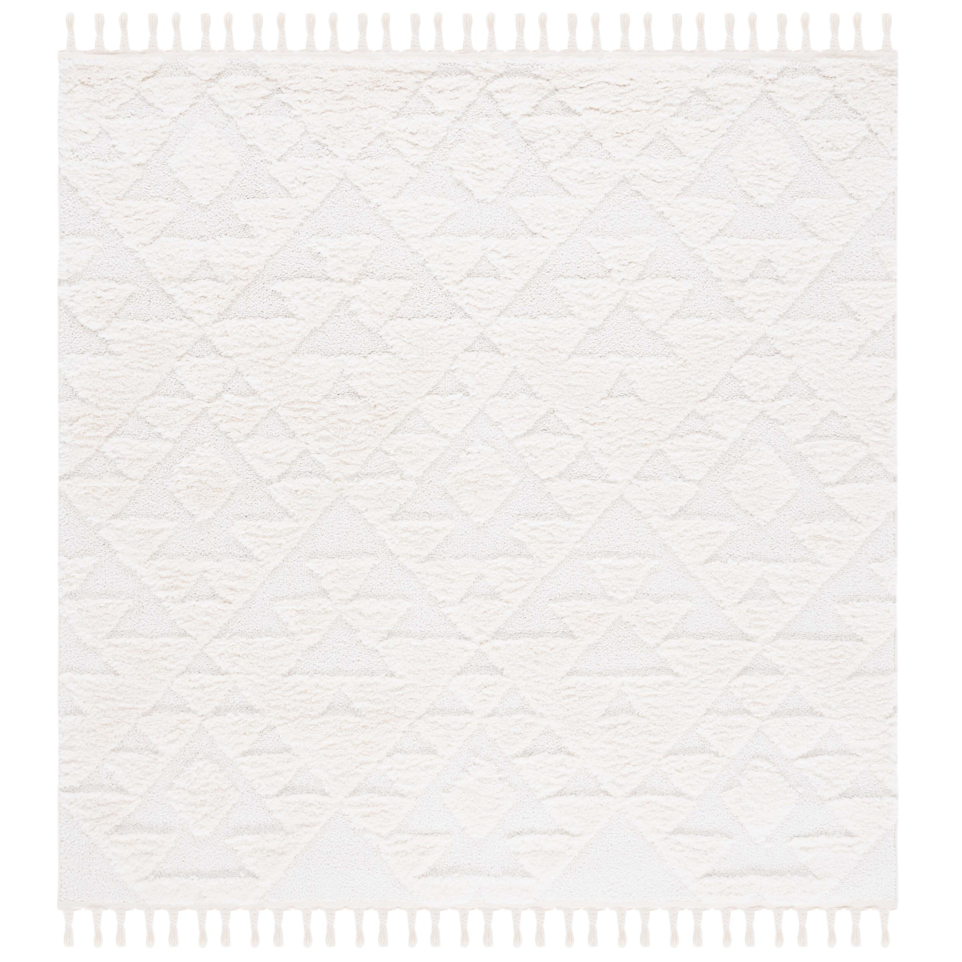 SAFAVIEH Moroccan Tassel Shag Delores 2-inch Thick Rug