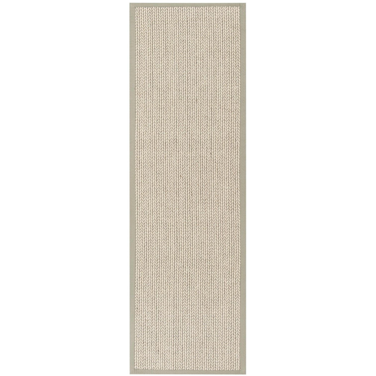 SAFAVIEH Natural Fiber Evia Sisal & Wool Rug