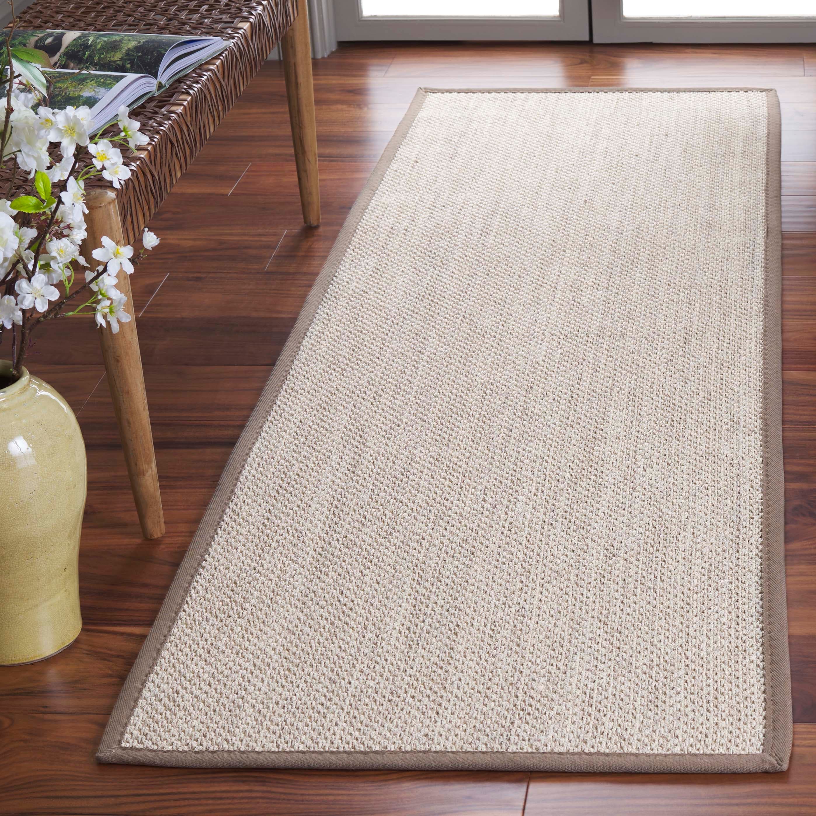 SAFAVIEH Natural Fiber Lorine Casual Border Sisal Rug