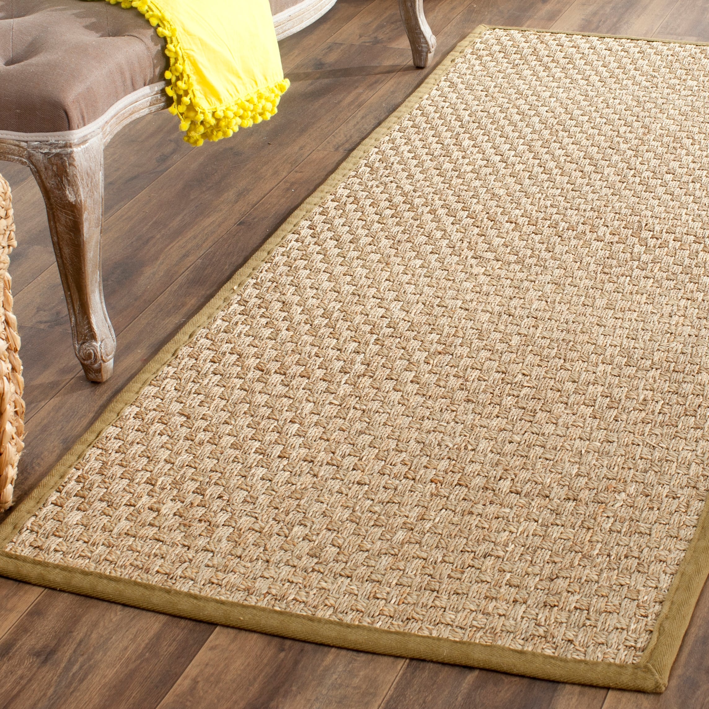 SAFAVIEH Natural Fiber Zymryd Basketweave Seagrass Rug