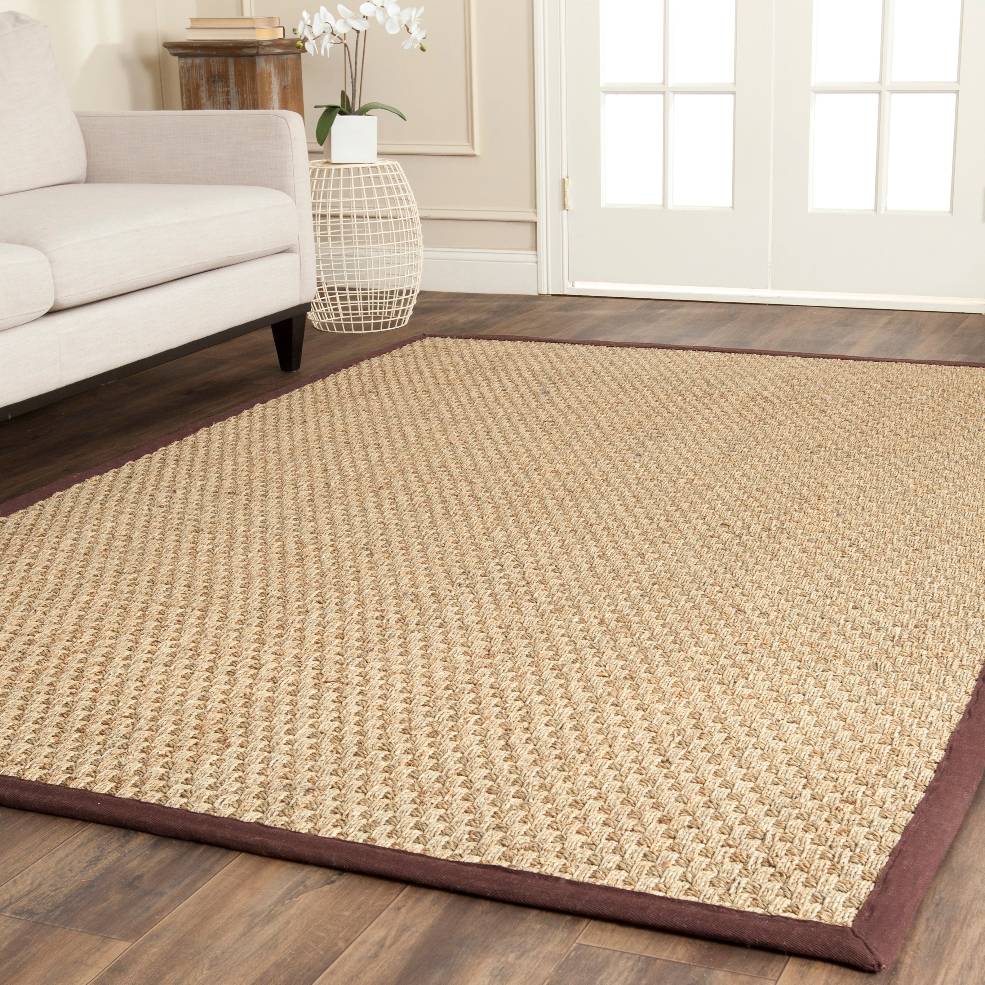 SAFAVIEH Natural Fiber Zymryd Basketweave Seagrass Rug
