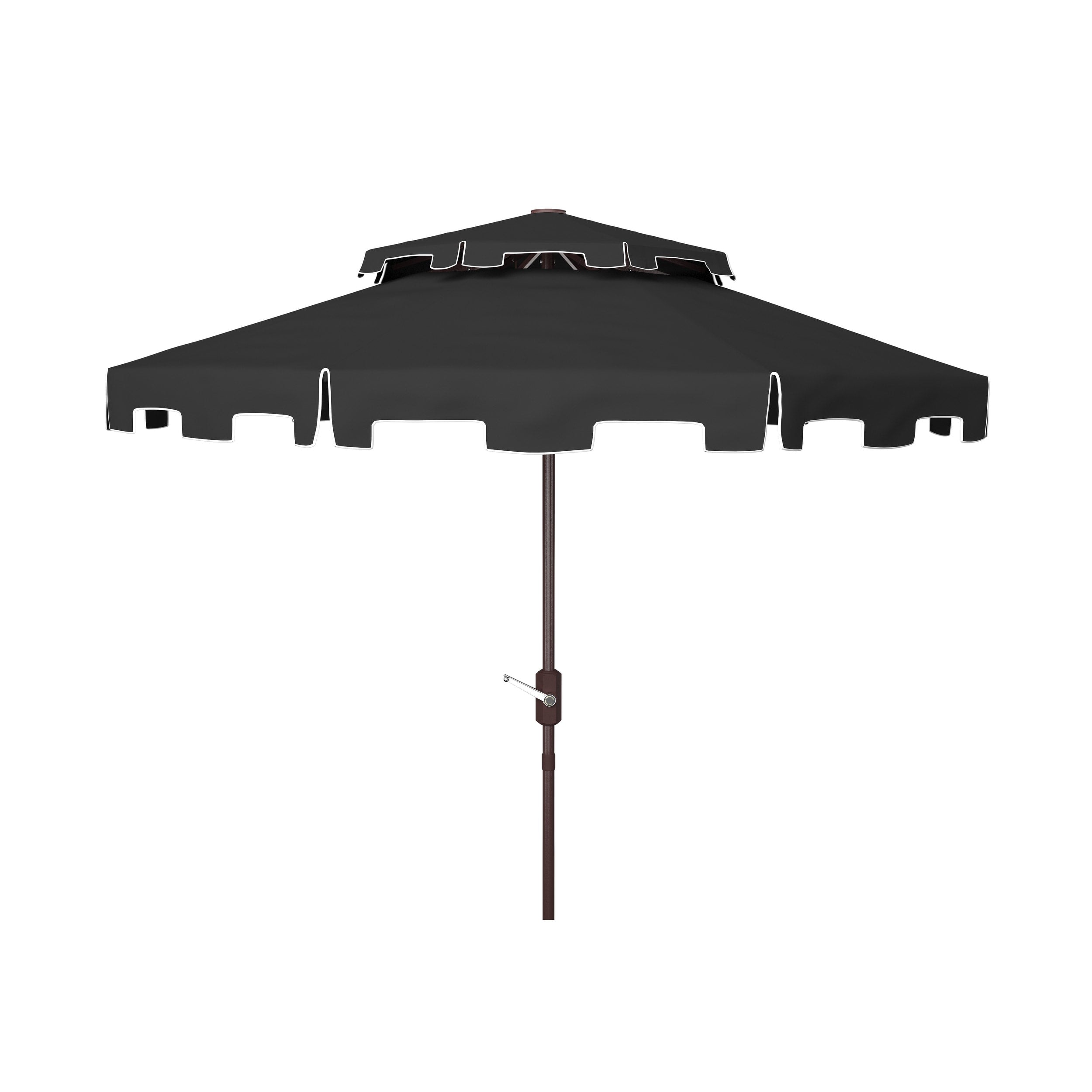 Parasol de marché double SAFAVIEH Outdoor Livia 9 pieds, base non incluse
