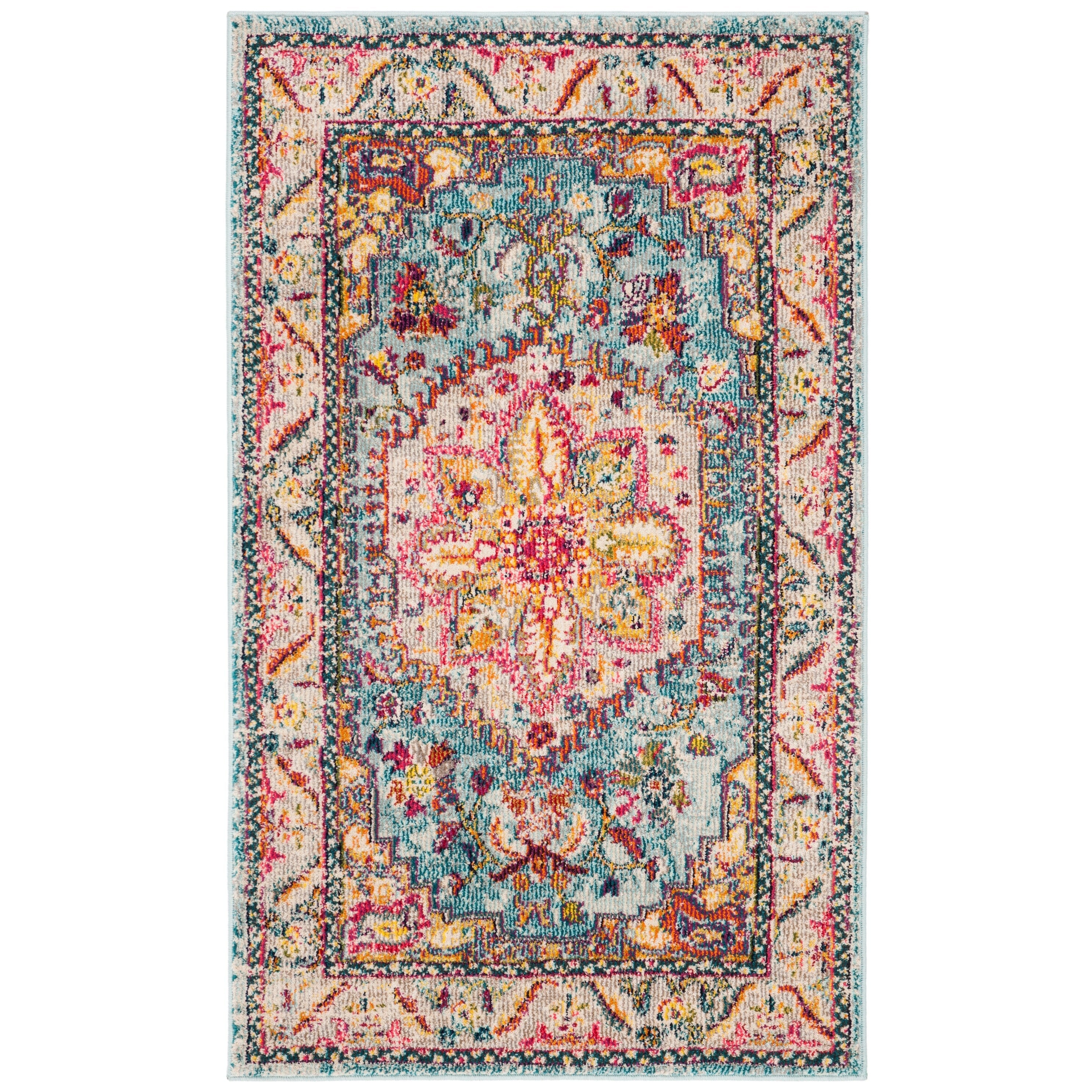 SAFAVIEH Phoenix Sameh Vintage Boho Oriental Rug