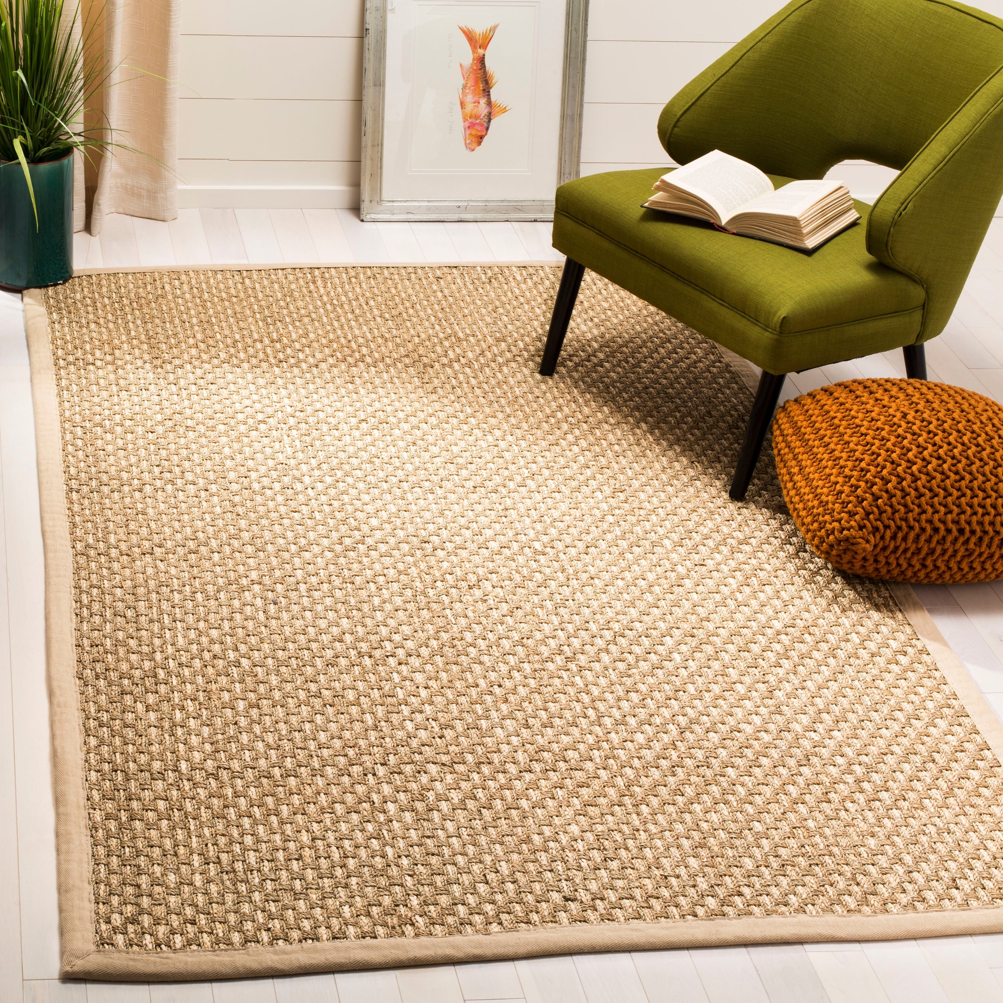 SAFAVIEH Stas Margery Seagrass Area Rug