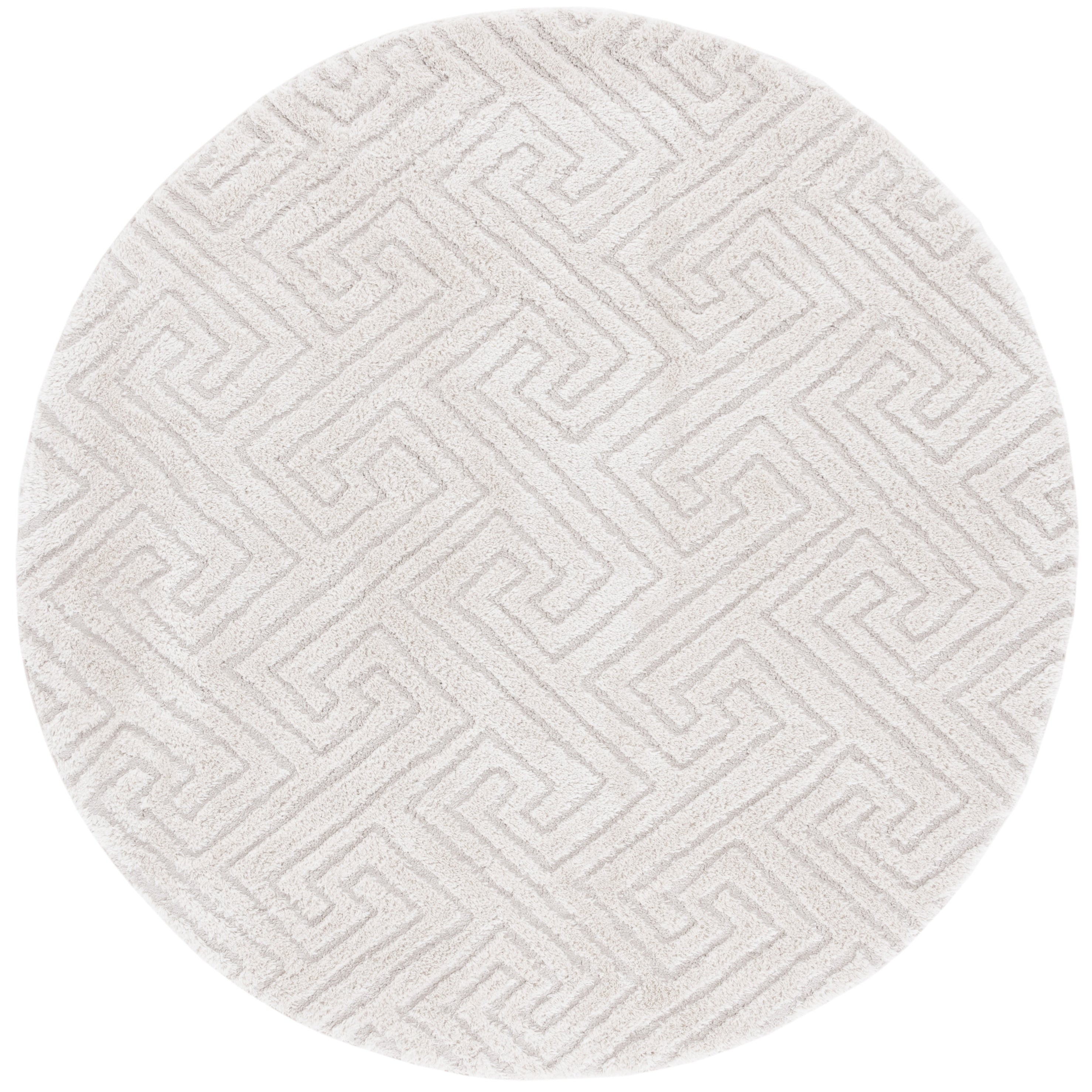 SAFAVIEH Tahoe Shag Lisjana Geometric 1.2-inch Thick Rug