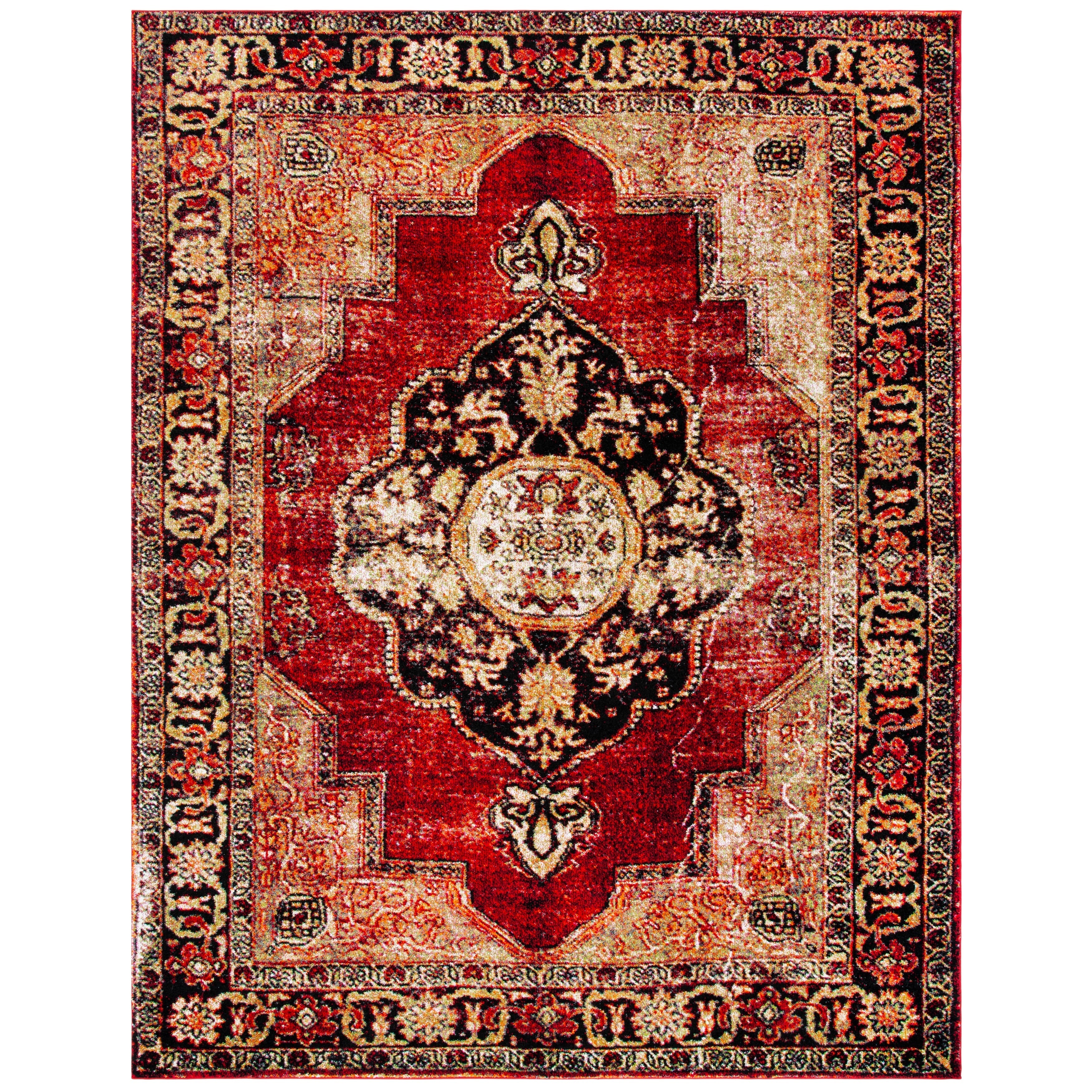 SAFAVIEH Vintage Hamadan Ismay Oriental Distressed Rug