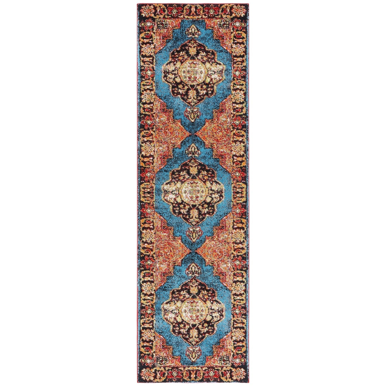 SAFAVIEH Vintage Hamadan Ismay Oriental Distressed Rug