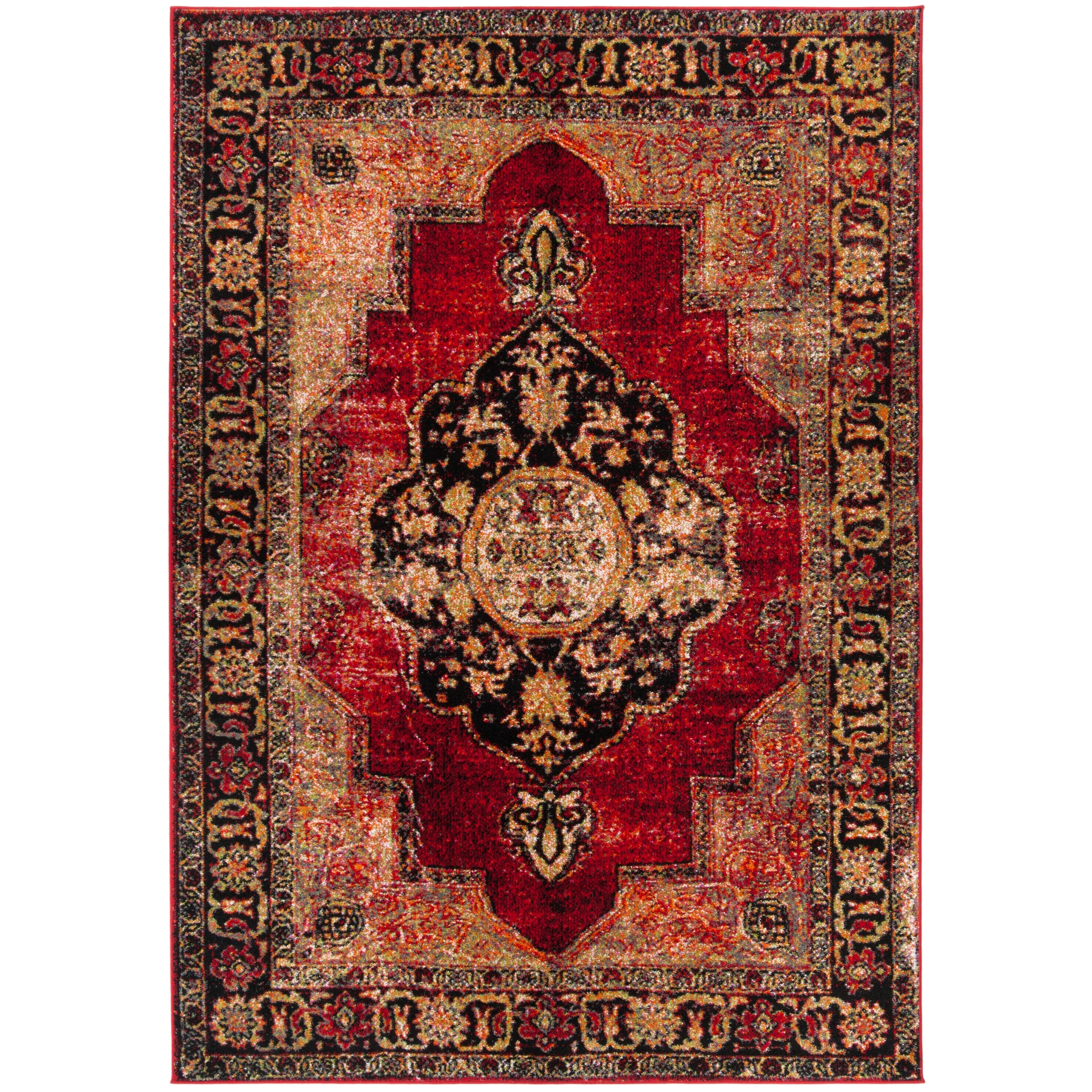 SAFAVIEH Vintage Hamadan Ismay Oriental Distressed Rug