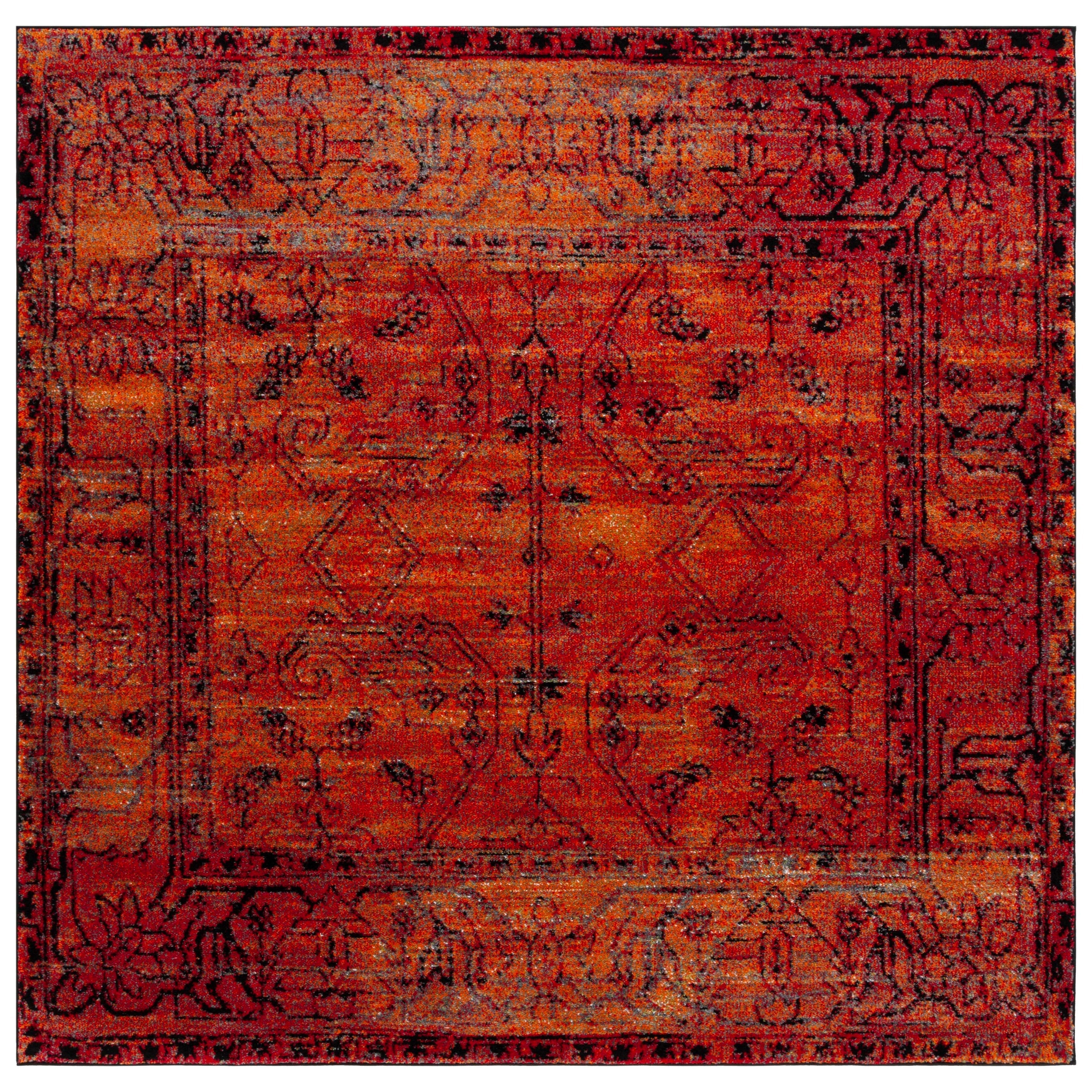 SAFAVIEH Vintage Hamadan Selma Oriental Distressed Rug