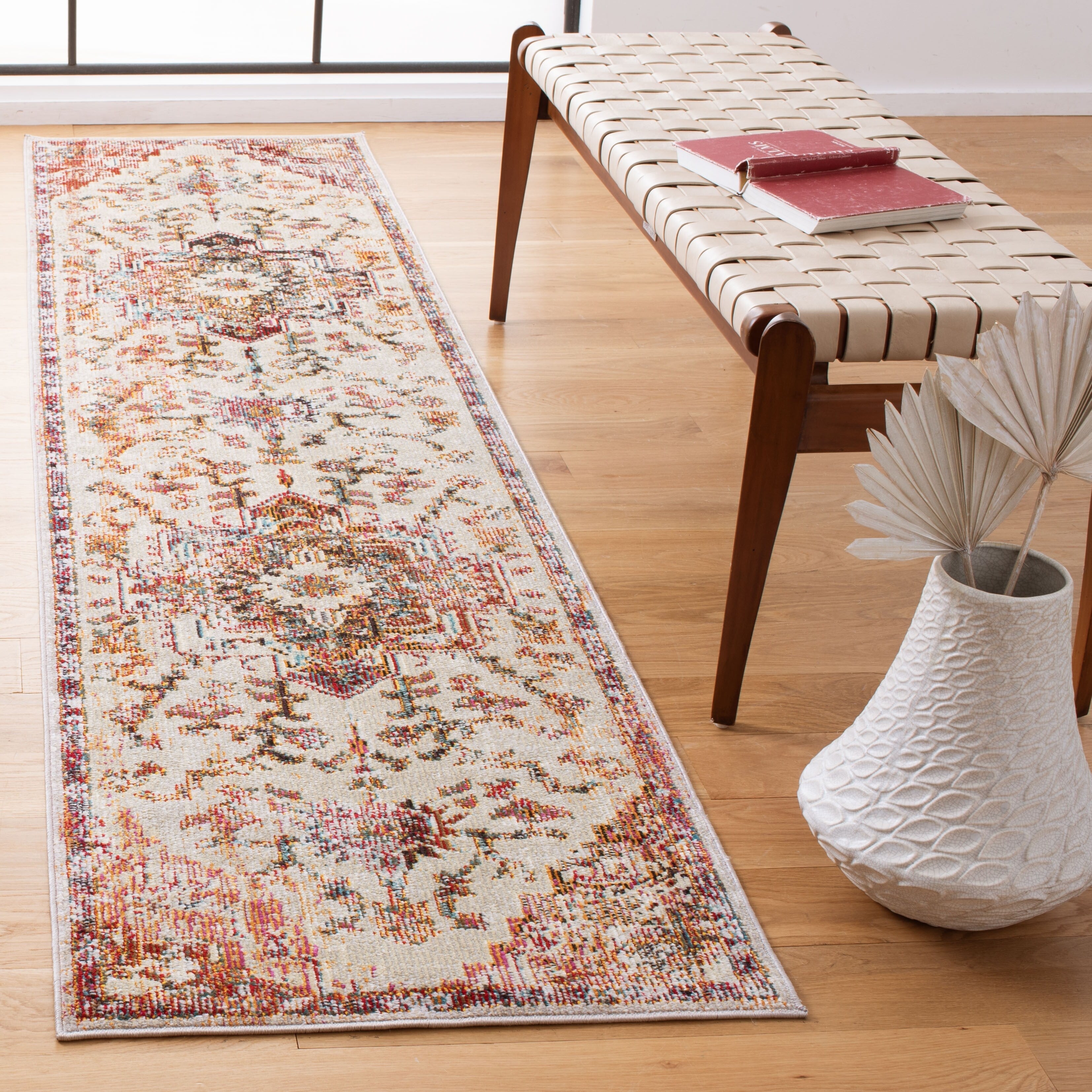 SAFAVIEH, Tapis Médaillon Boho Vintage Crystal Naimat