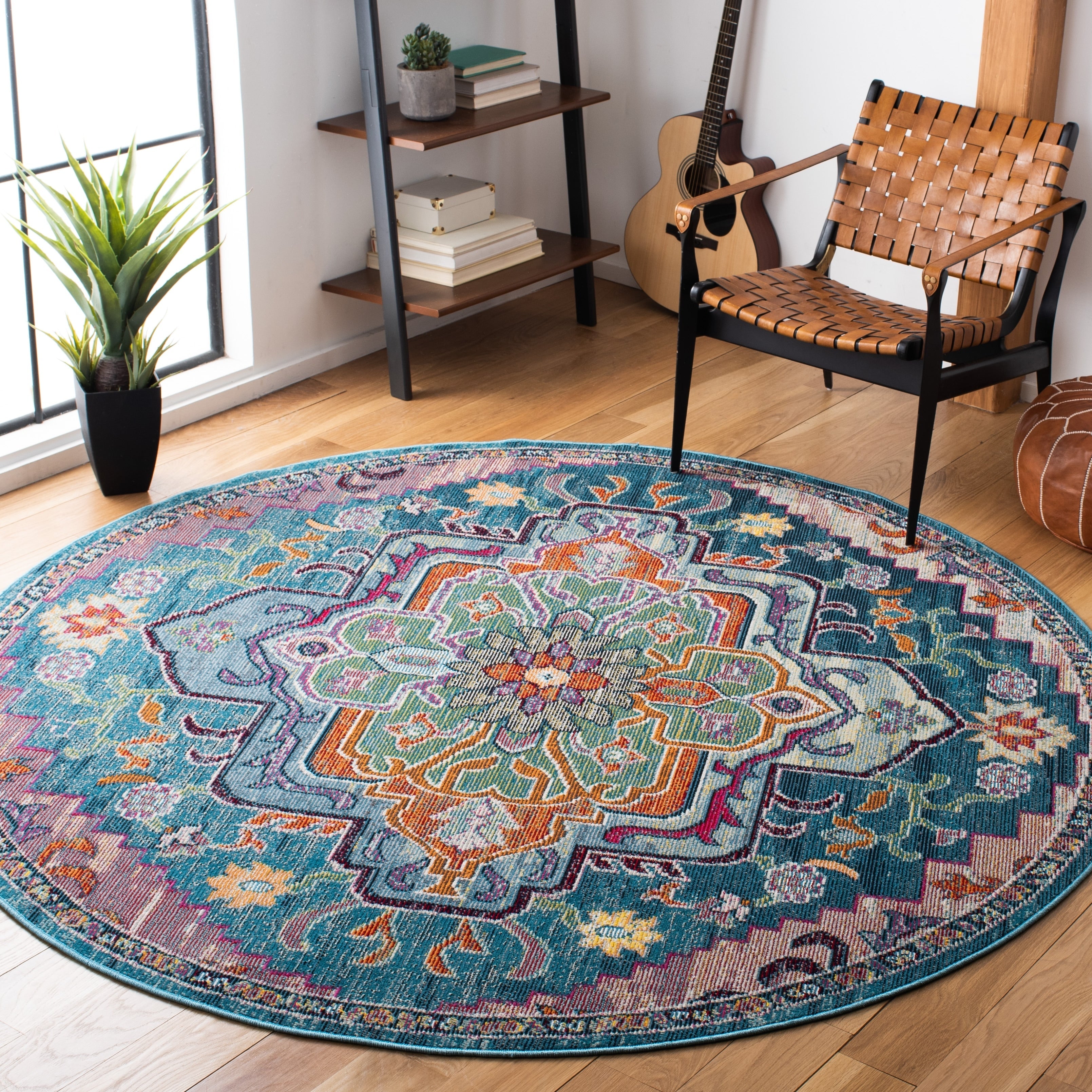 SAFAVIEH, Tapis Médaillon Boho Vintage Crystal Naimat