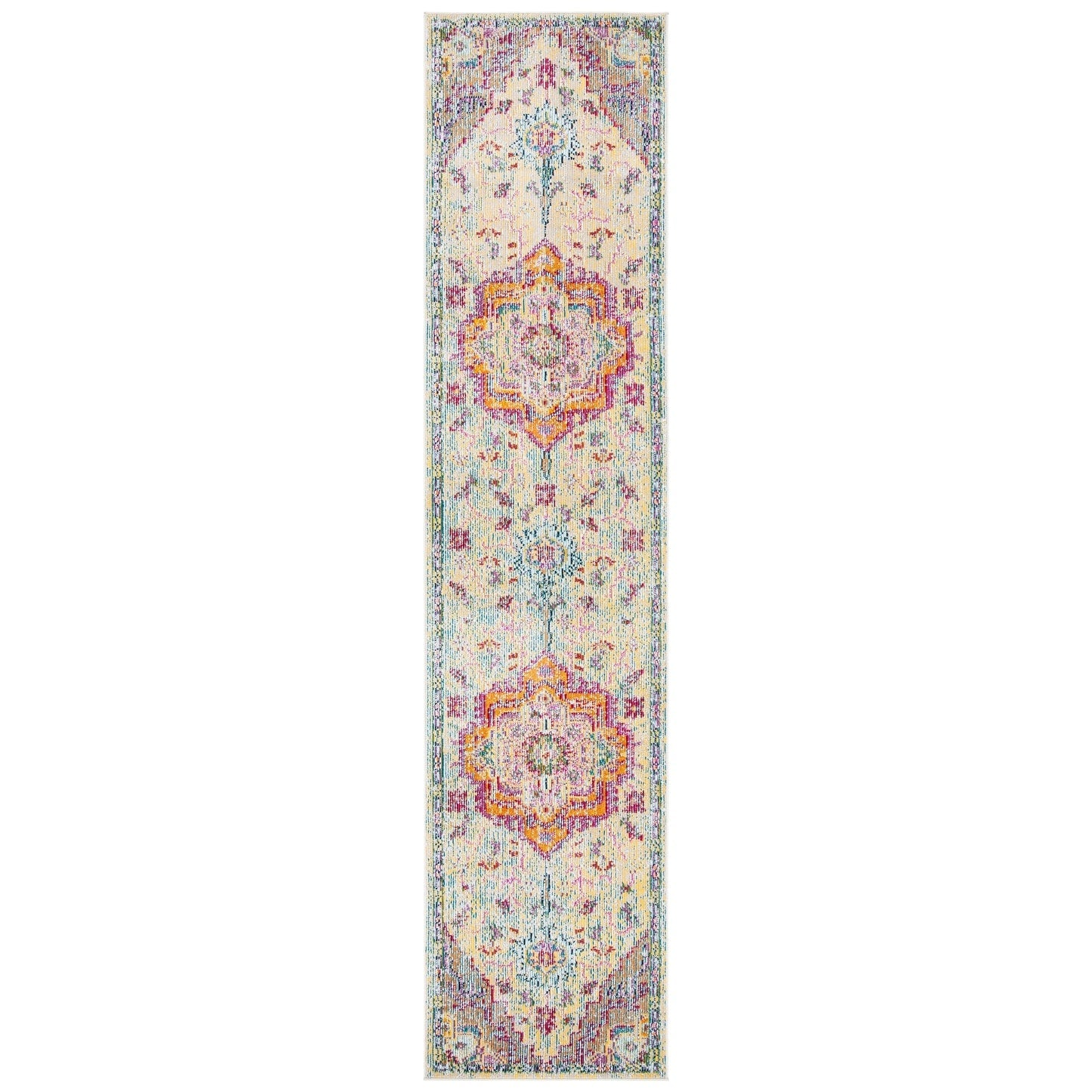 SAFAVIEH, Tapis Médaillon Boho Vintage Crystal Naimat