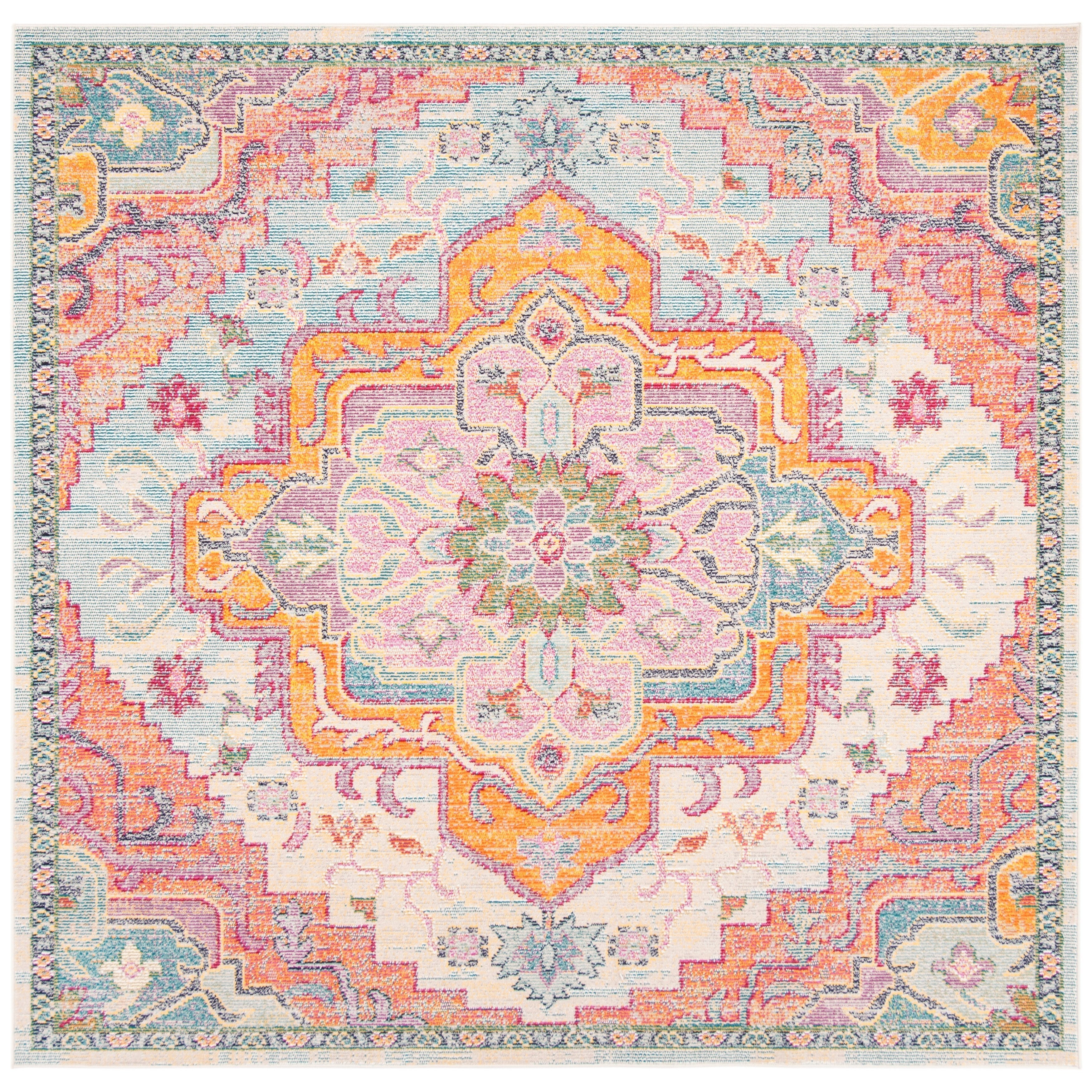 SAFAVIEH, Tapis Médaillon Boho Vintage Crystal Naimat