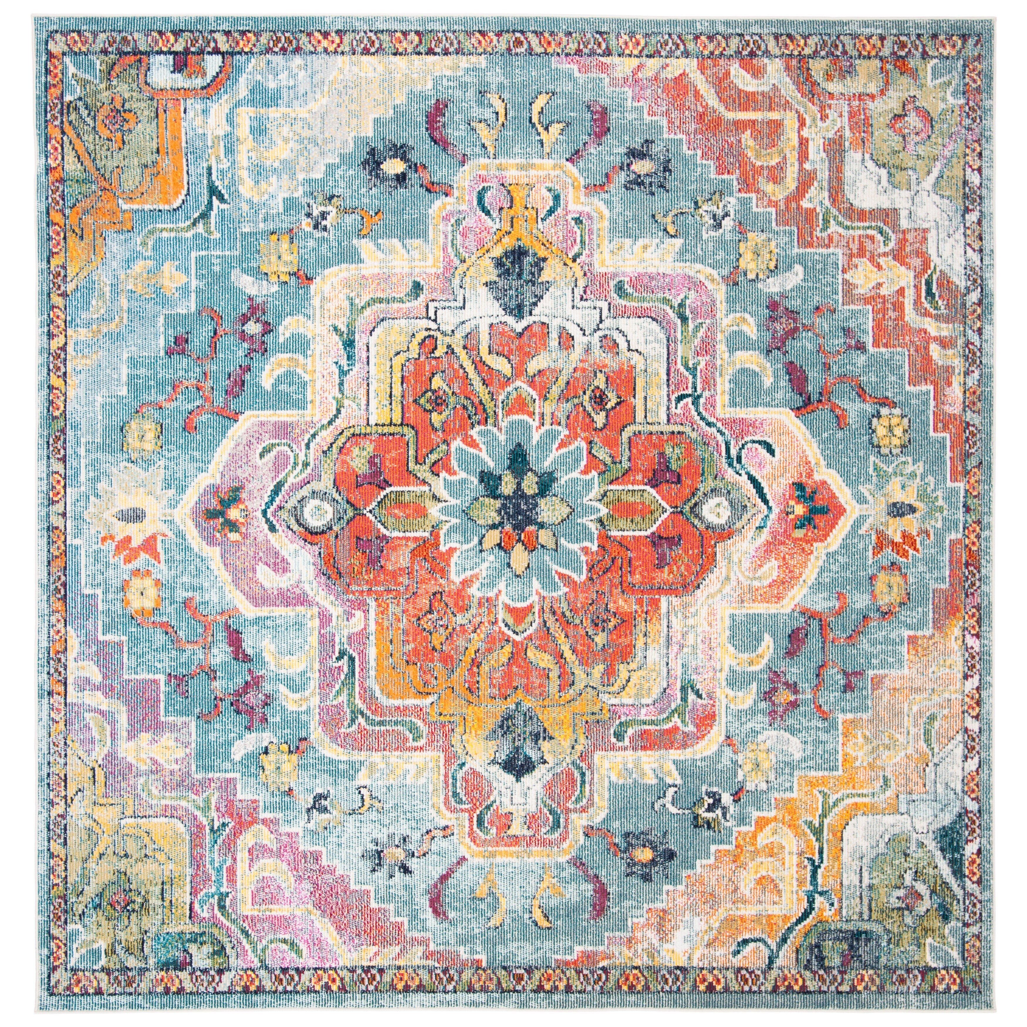 SAFAVIEH, Tapis Médaillon Boho Vintage Crystal Naimat