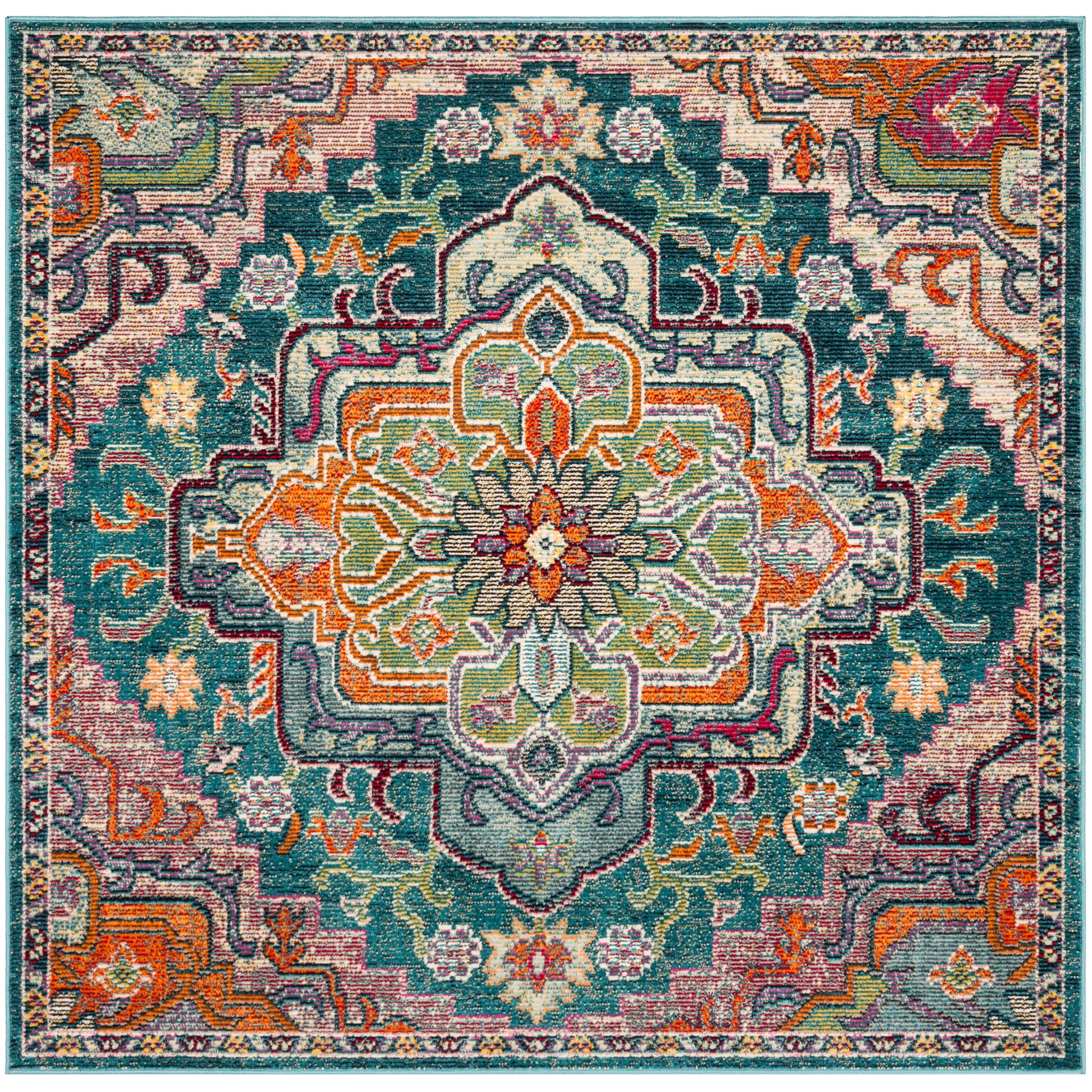 SAFAVIEH, Tapis Médaillon Boho Vintage Crystal Naimat
