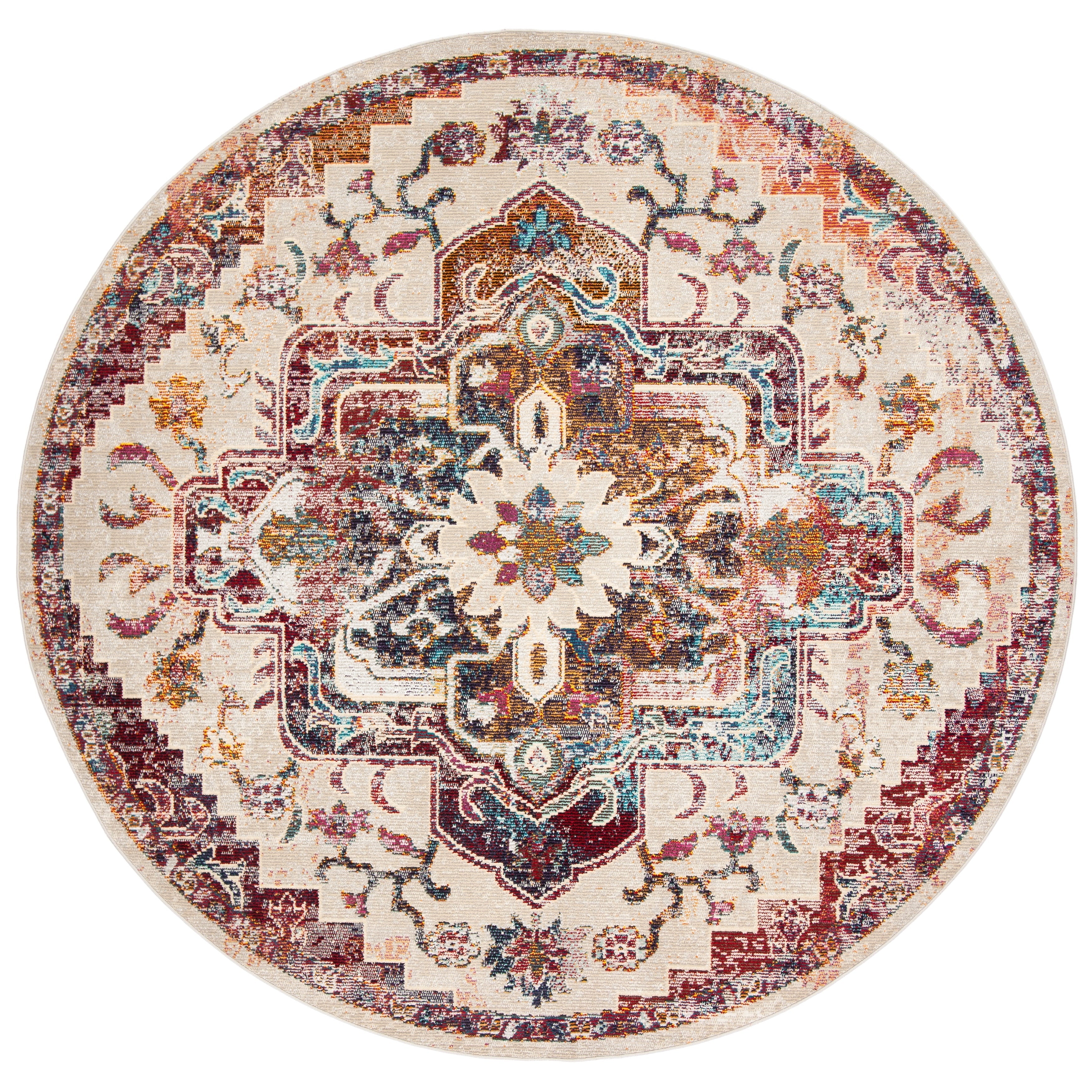 SAFAVIEH, Tapis Médaillon Boho Vintage Crystal Naimat
