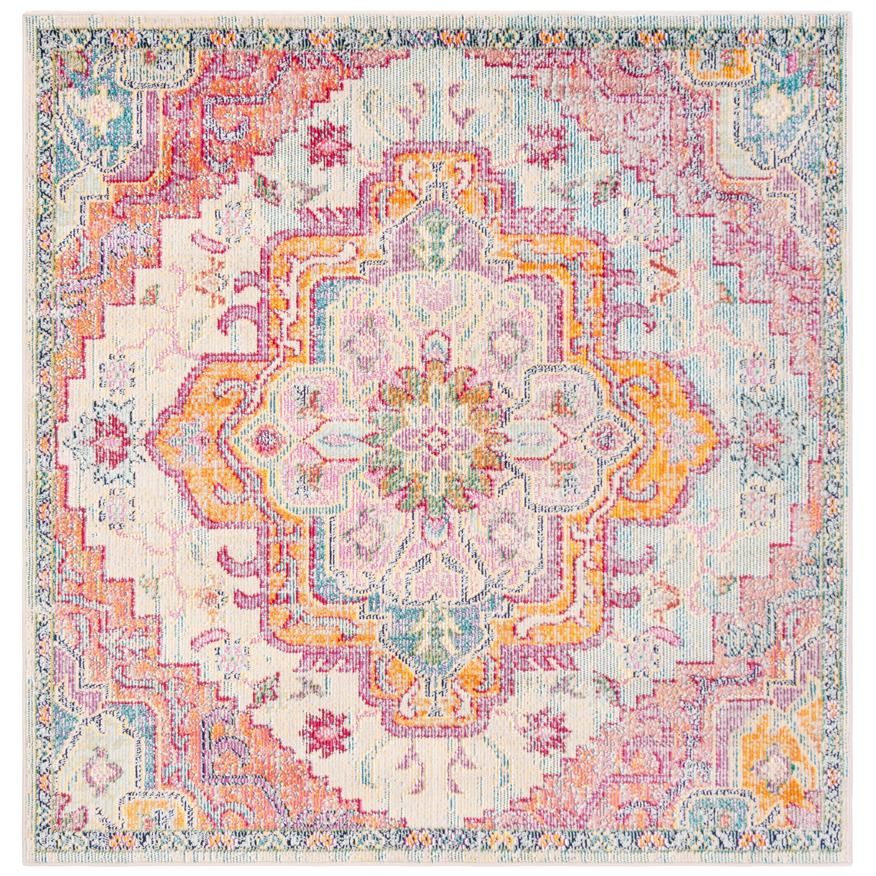 SAFAVIEH, Tapis Médaillon Boho Vintage Crystal Naimat