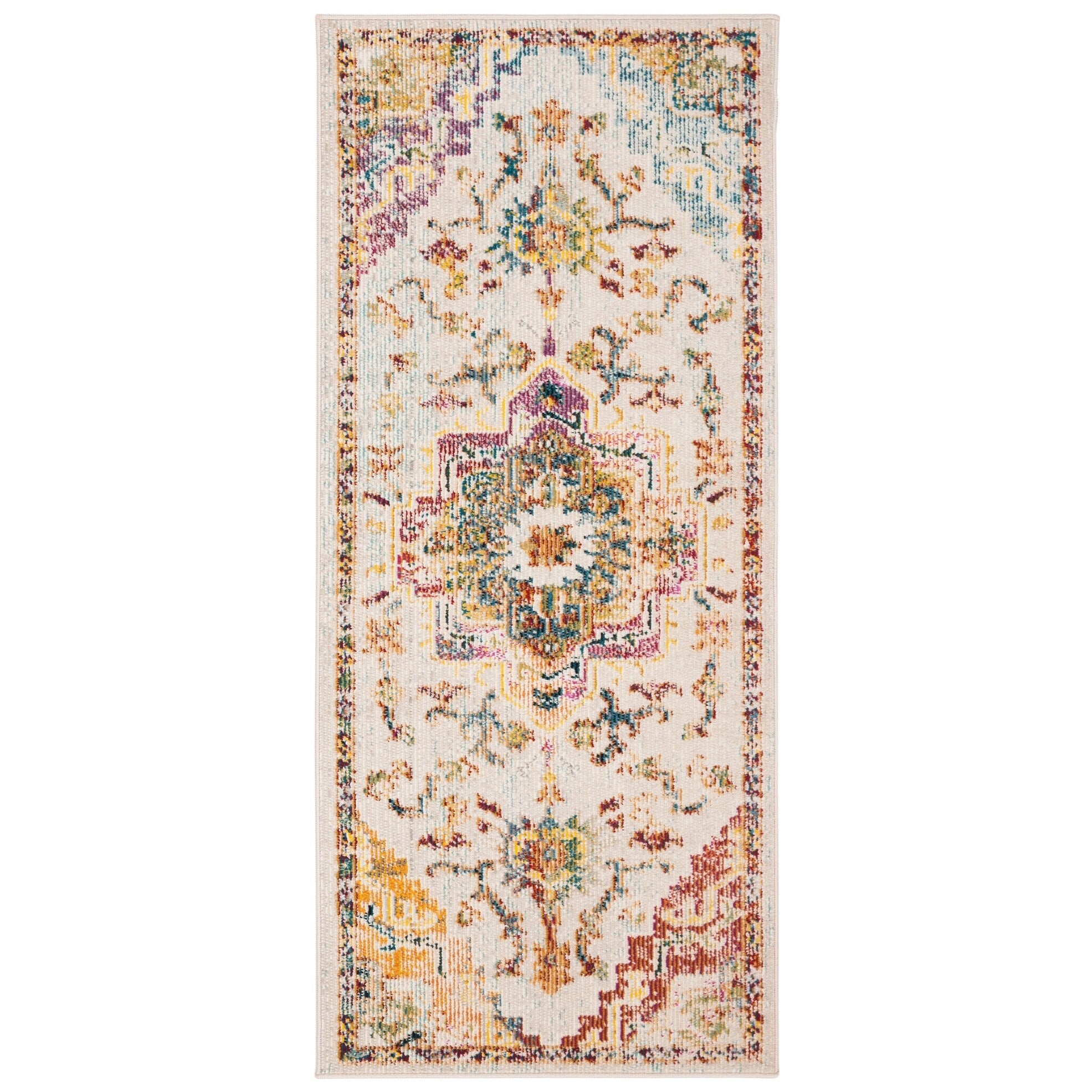 SAFAVIEH, Tapis Médaillon Boho Vintage Crystal Naimat