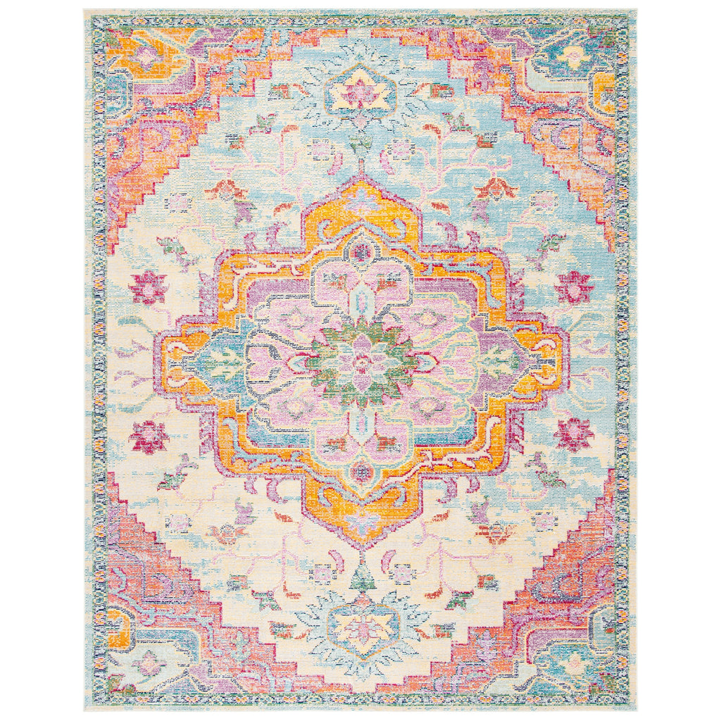 SAFAVIEH, Tapis Médaillon Boho Vintage Crystal Naimat