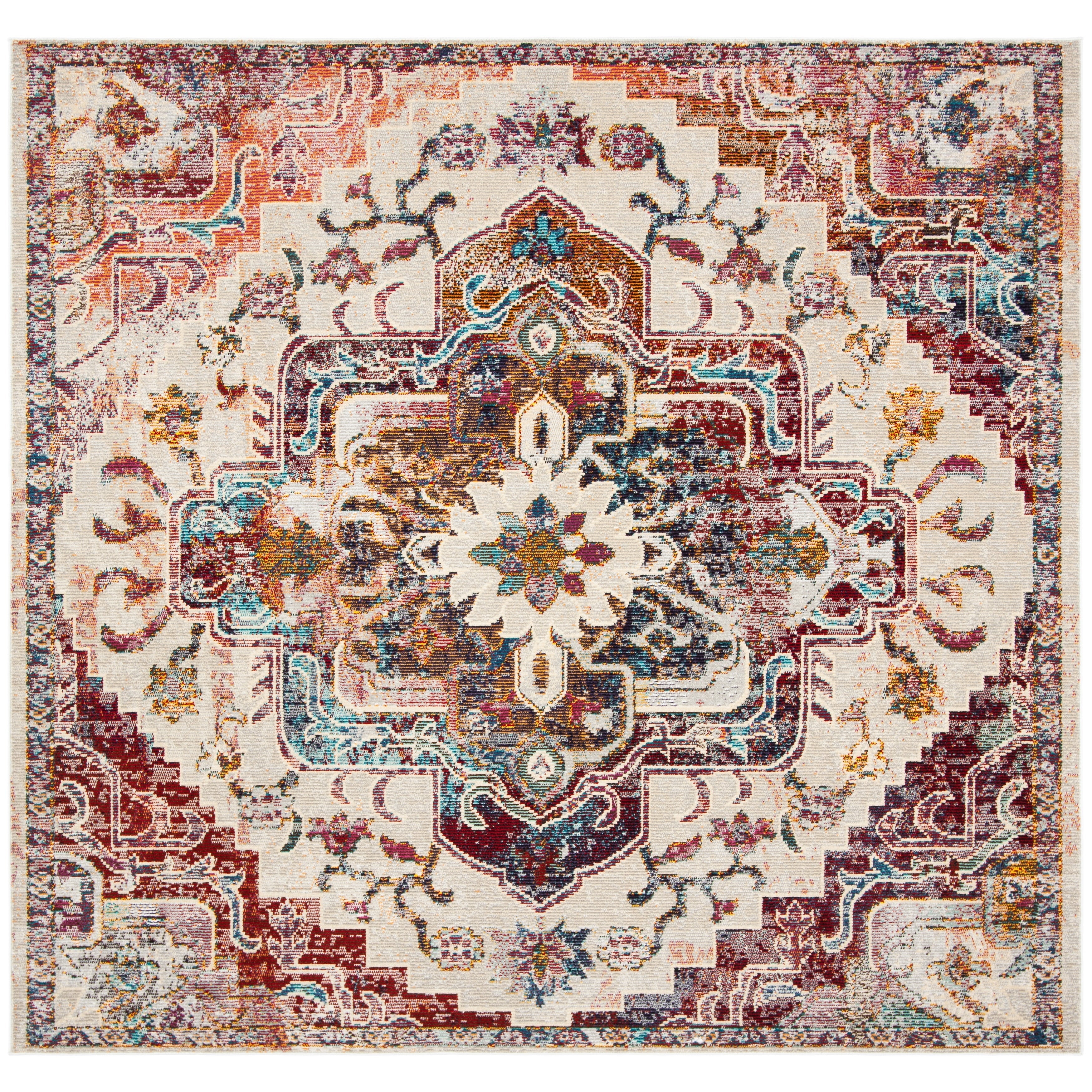 SAFAVIEH, Tapis Médaillon Boho Vintage Crystal Naimat