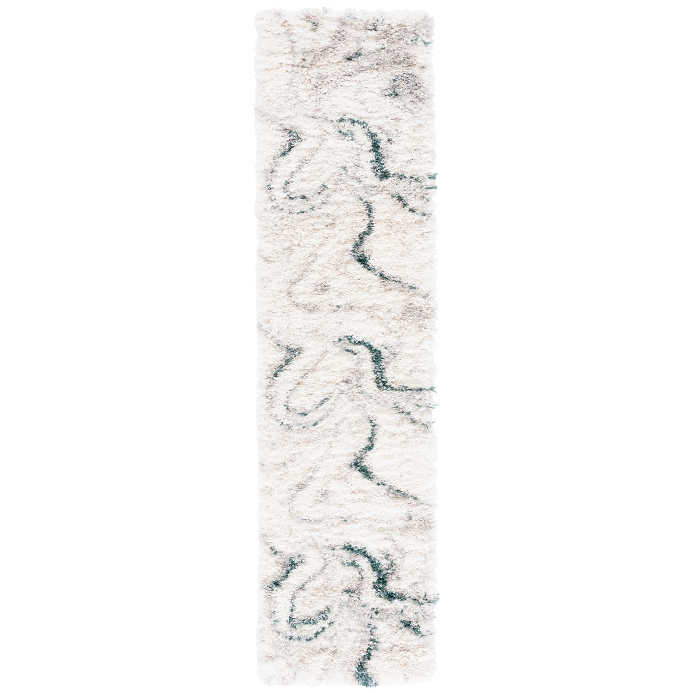 SAFAVIEH, Fontana Shag Zviya Modern Abstract 2-inch Thick Rug