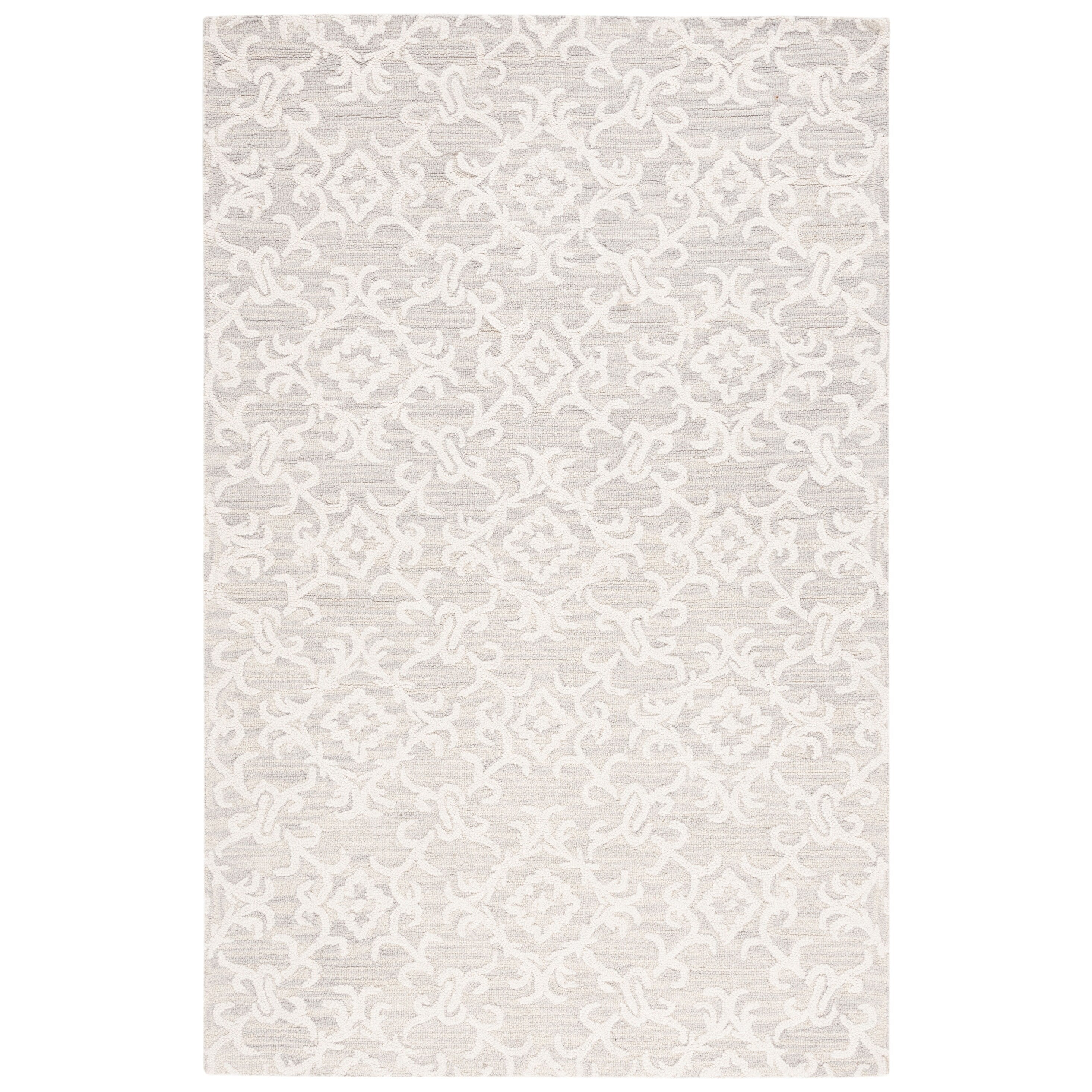 SAFAVIEH, Handmade Blossom Vesela Modern Floral Wool Rug