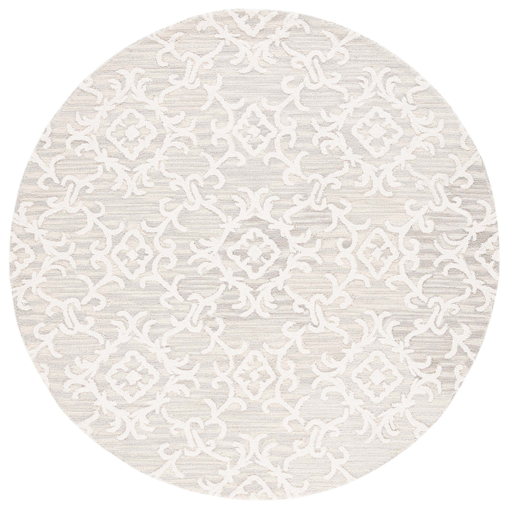 SAFAVIEH, Handmade Blossom Vesela Modern Floral Wool Rug