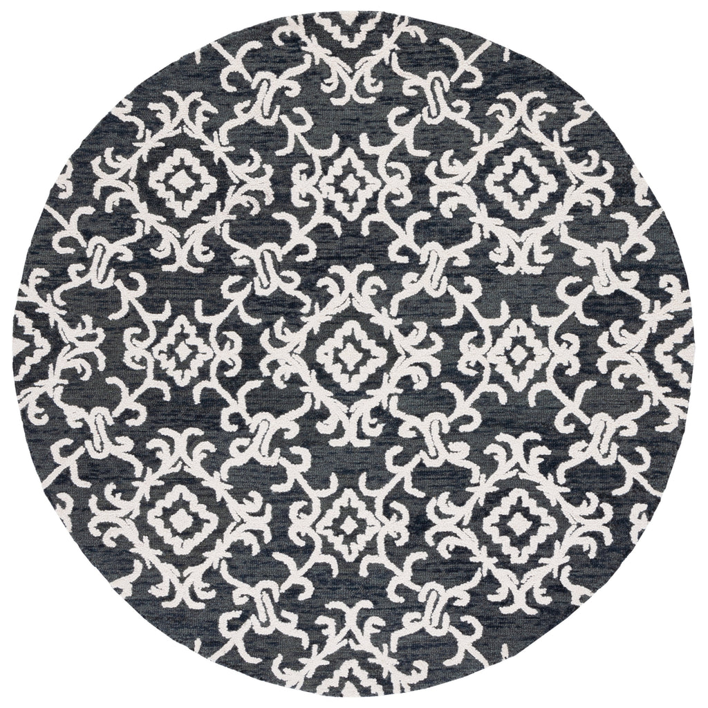SAFAVIEH, Handmade Blossom Vesela Modern Floral Wool Rug