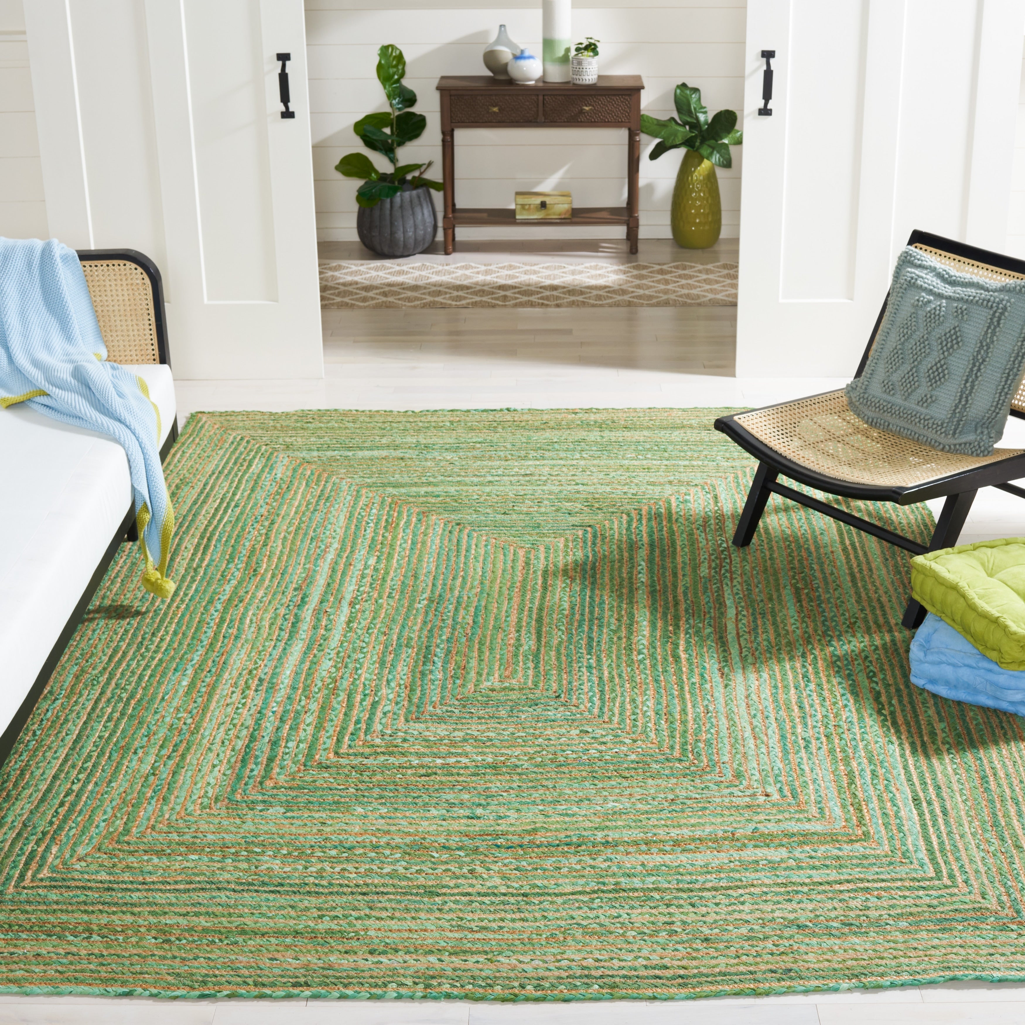 SAFAVIEH, Handmade Cape Cod Rietie Boho Coastal Jute Rug