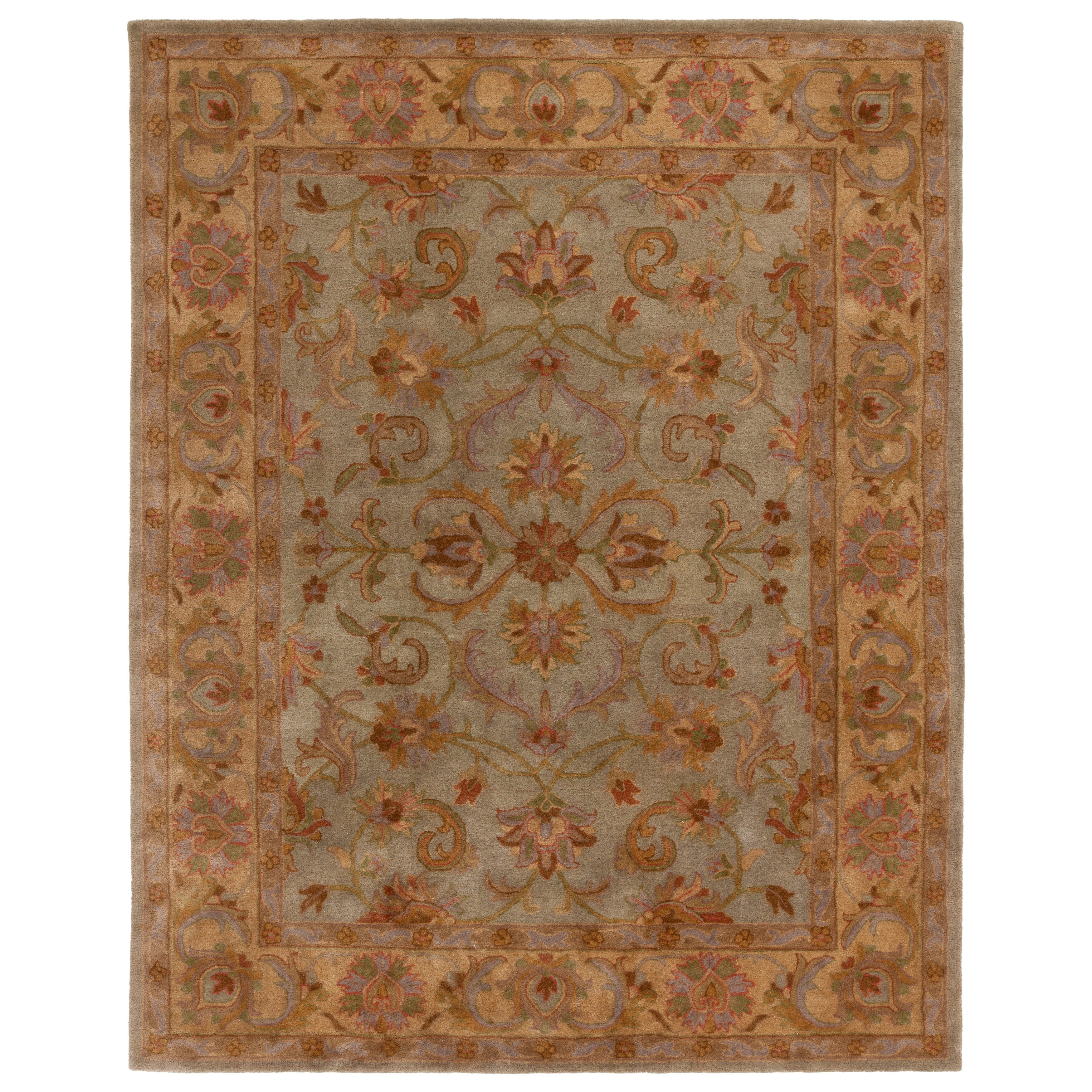 SAFAVIEH, Handmade Heritage Byzantium Traditional Oriental Wool Rug