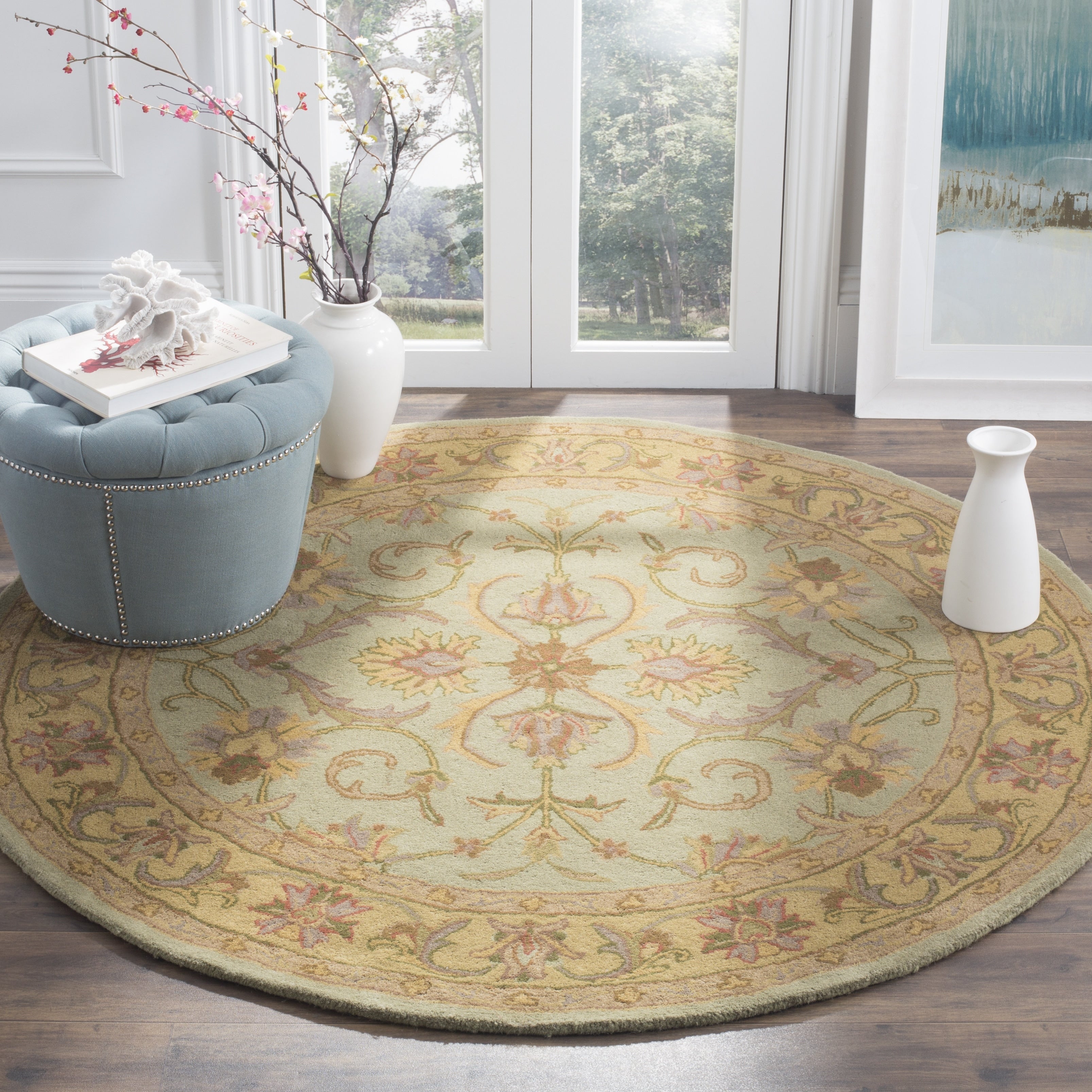 SAFAVIEH, Handmade Heritage Byzantium Traditional Oriental Wool Rug