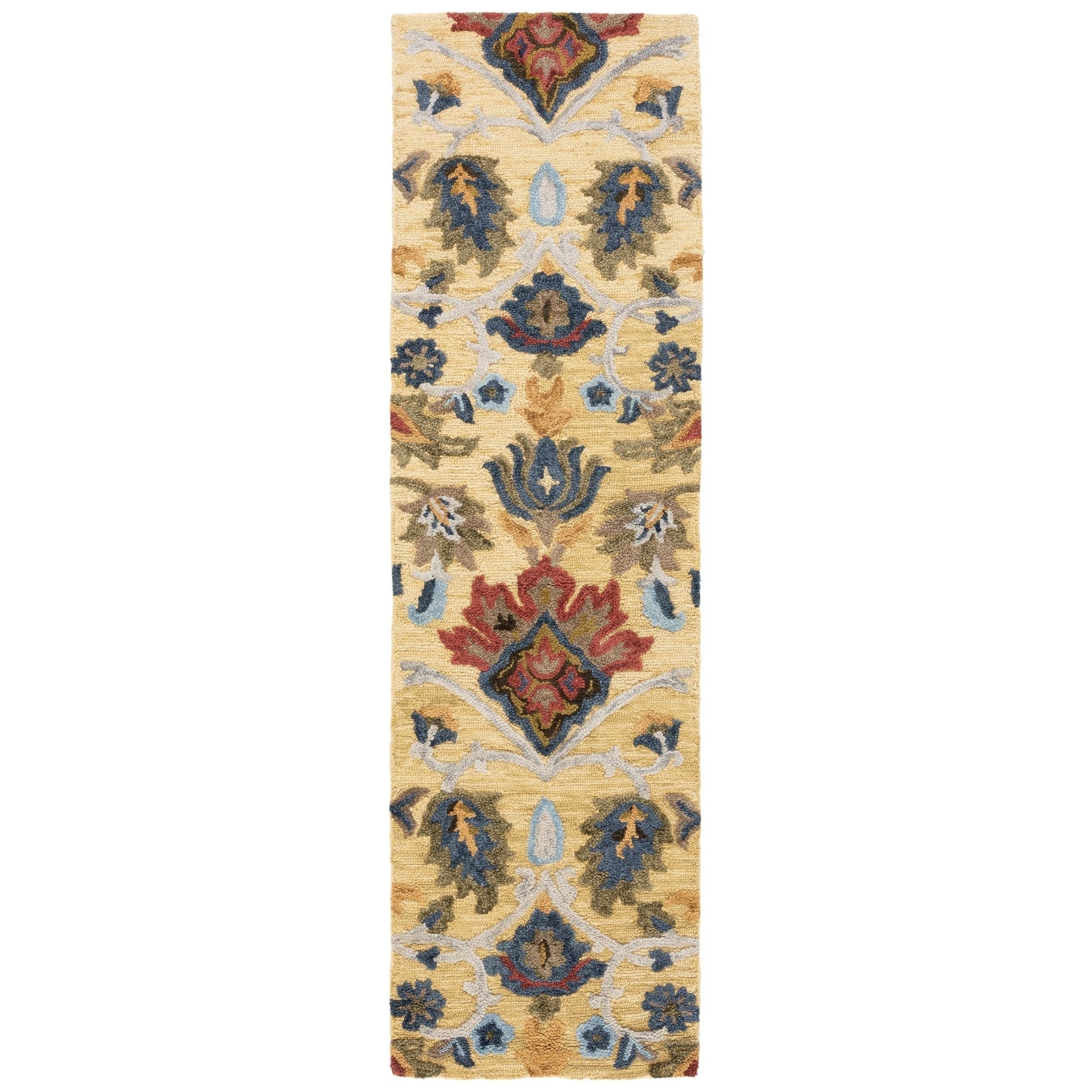 SAFAVIEH, Handmade Marietje Blossom French Country Wool Area Rug