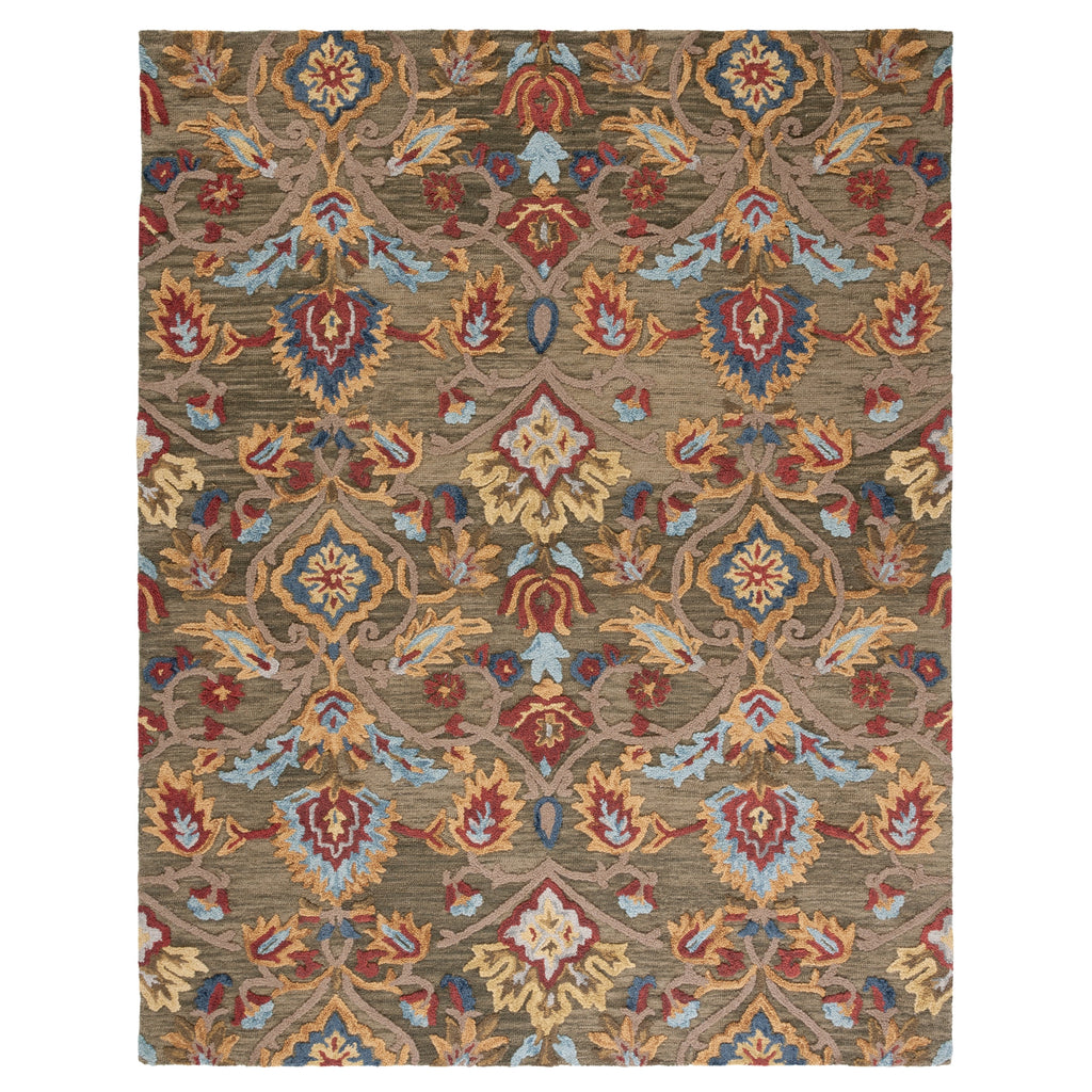 SAFAVIEH, Handmade Marietje Blossom French Country Wool Area Rug