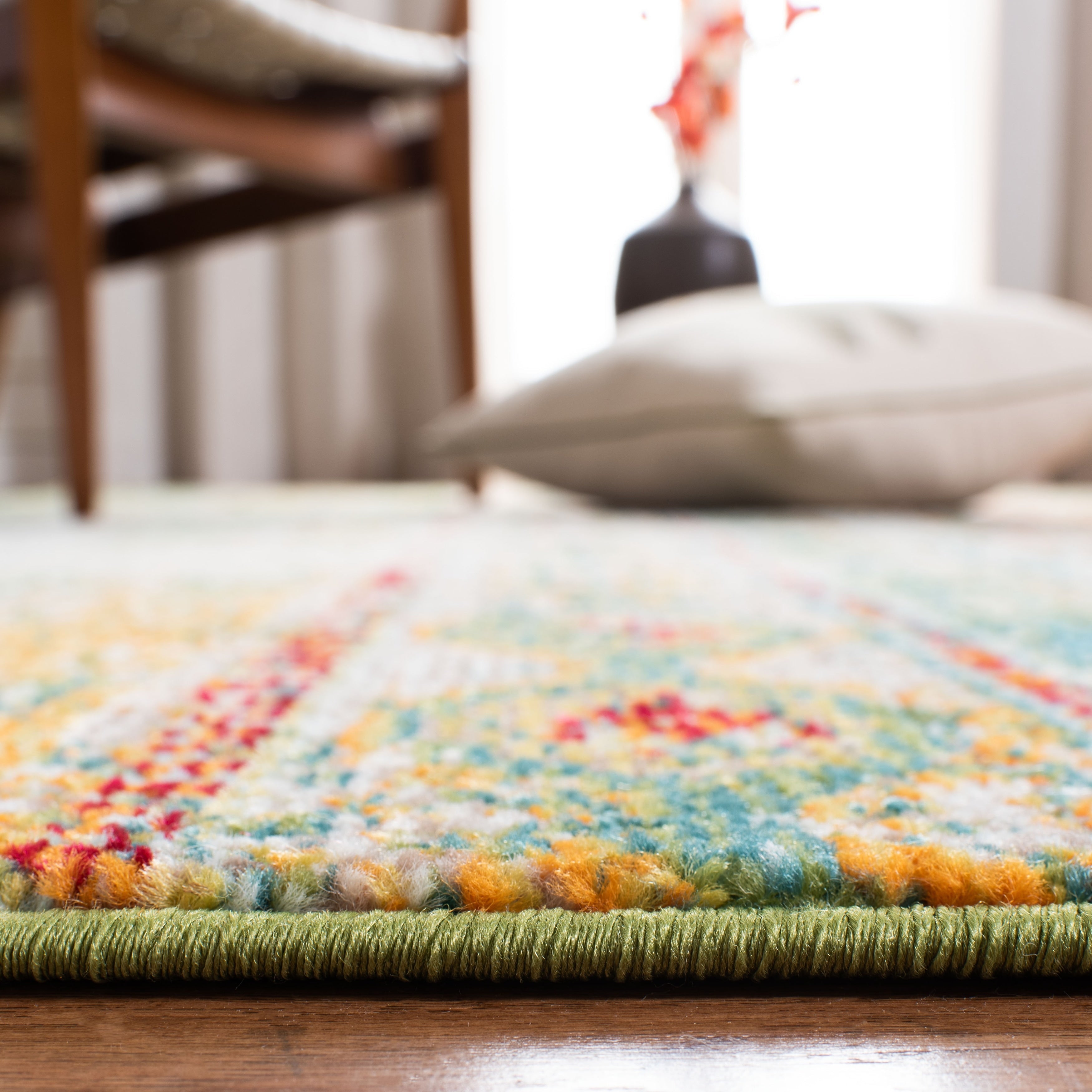 SAFAVIEH, Madison Sonya Abstract Boho Distressed Rug