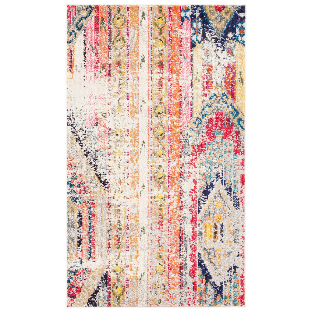 SAFAVIEH, Madison Sonya Abstract Boho Distressed Rug