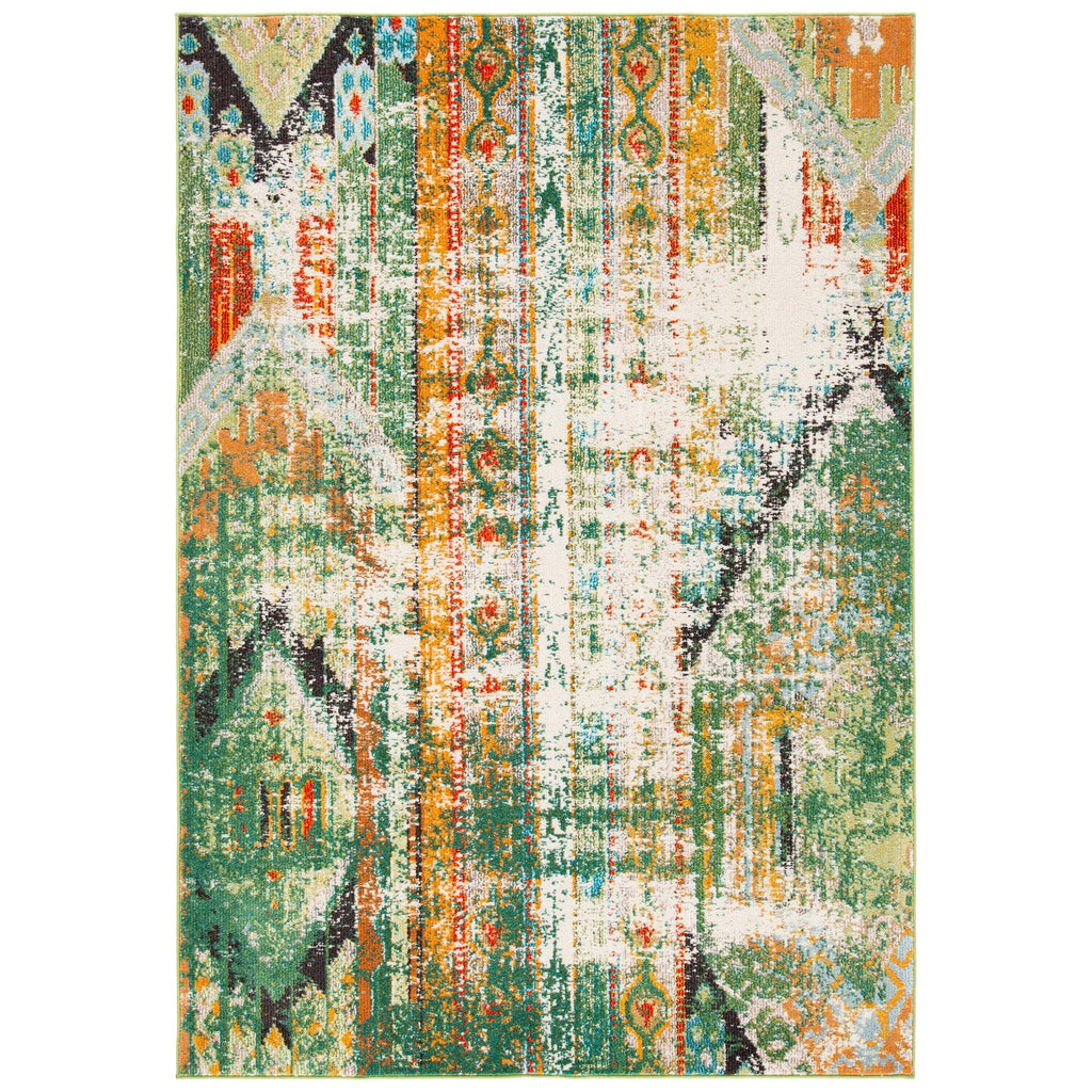 SAFAVIEH, Madison Sonya Abstract Boho Distressed Rug
