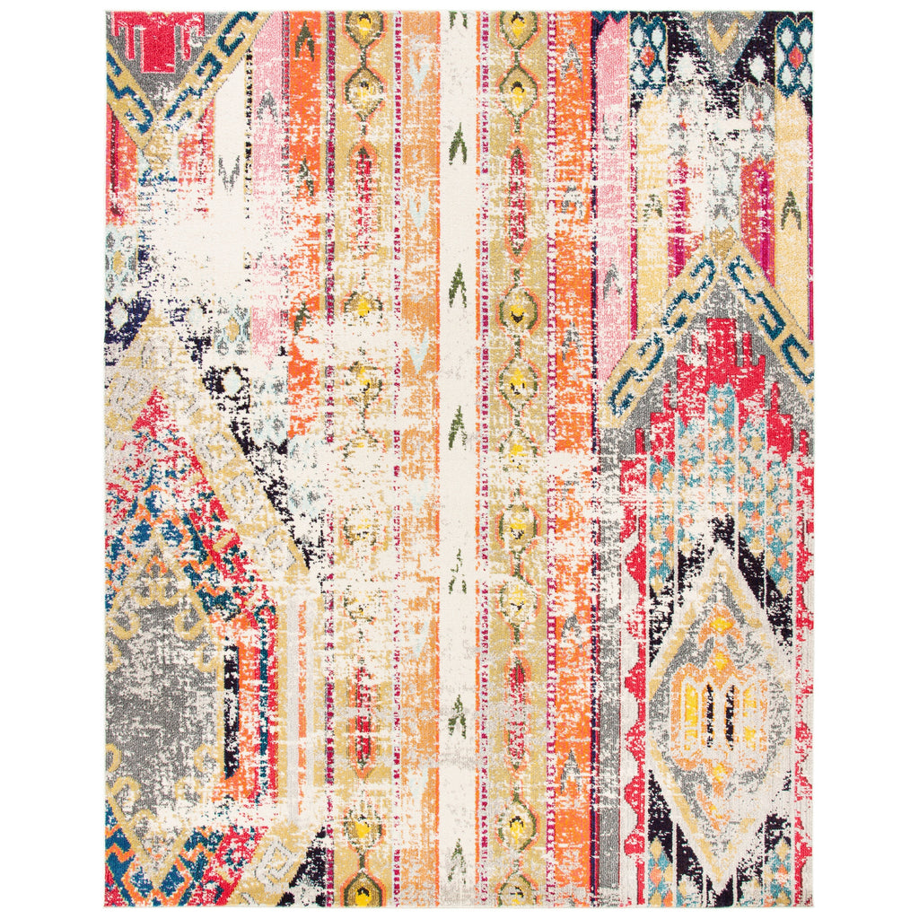 SAFAVIEH, Madison Sonya Abstract Boho Distressed Rug