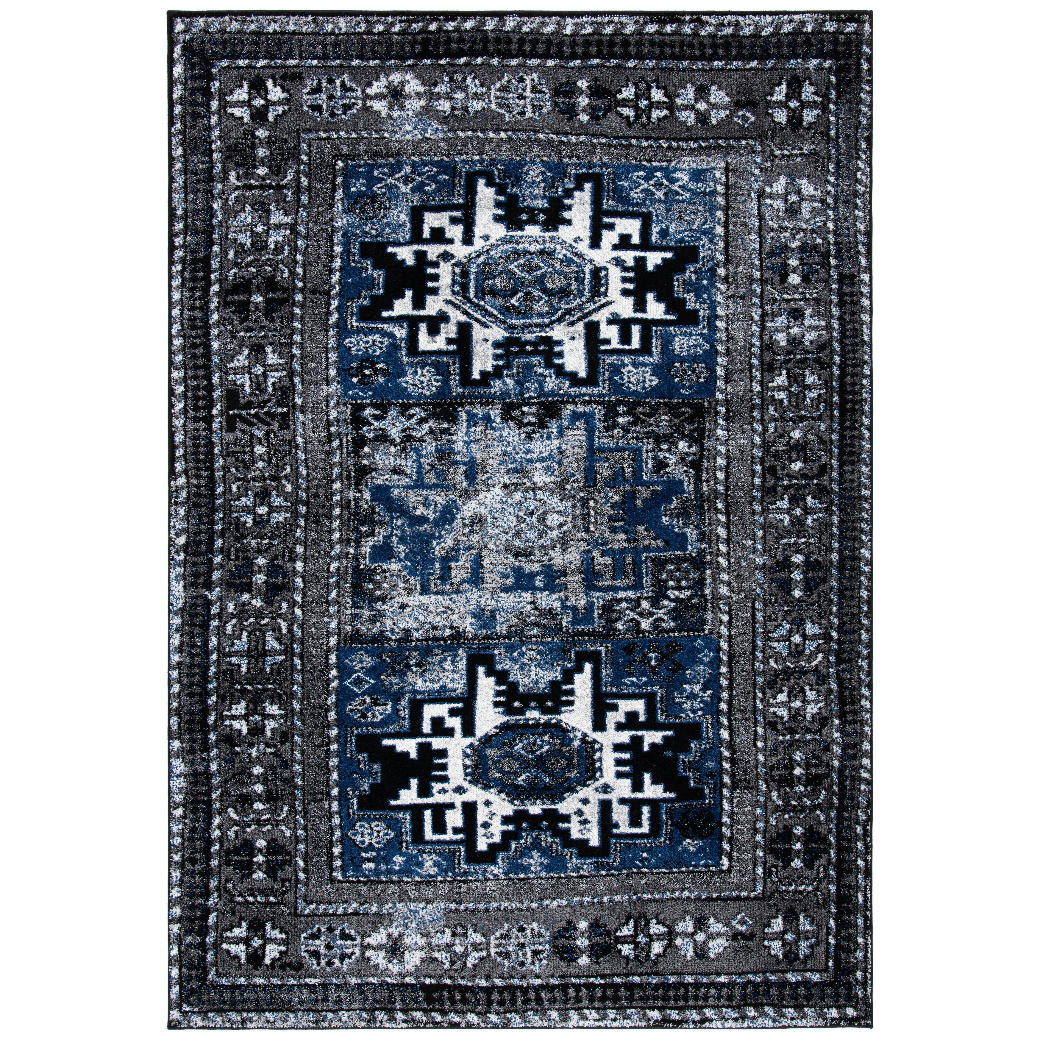 SAFAVIEH, Vintage Hamadan Lilla Oriental Distressed Rug