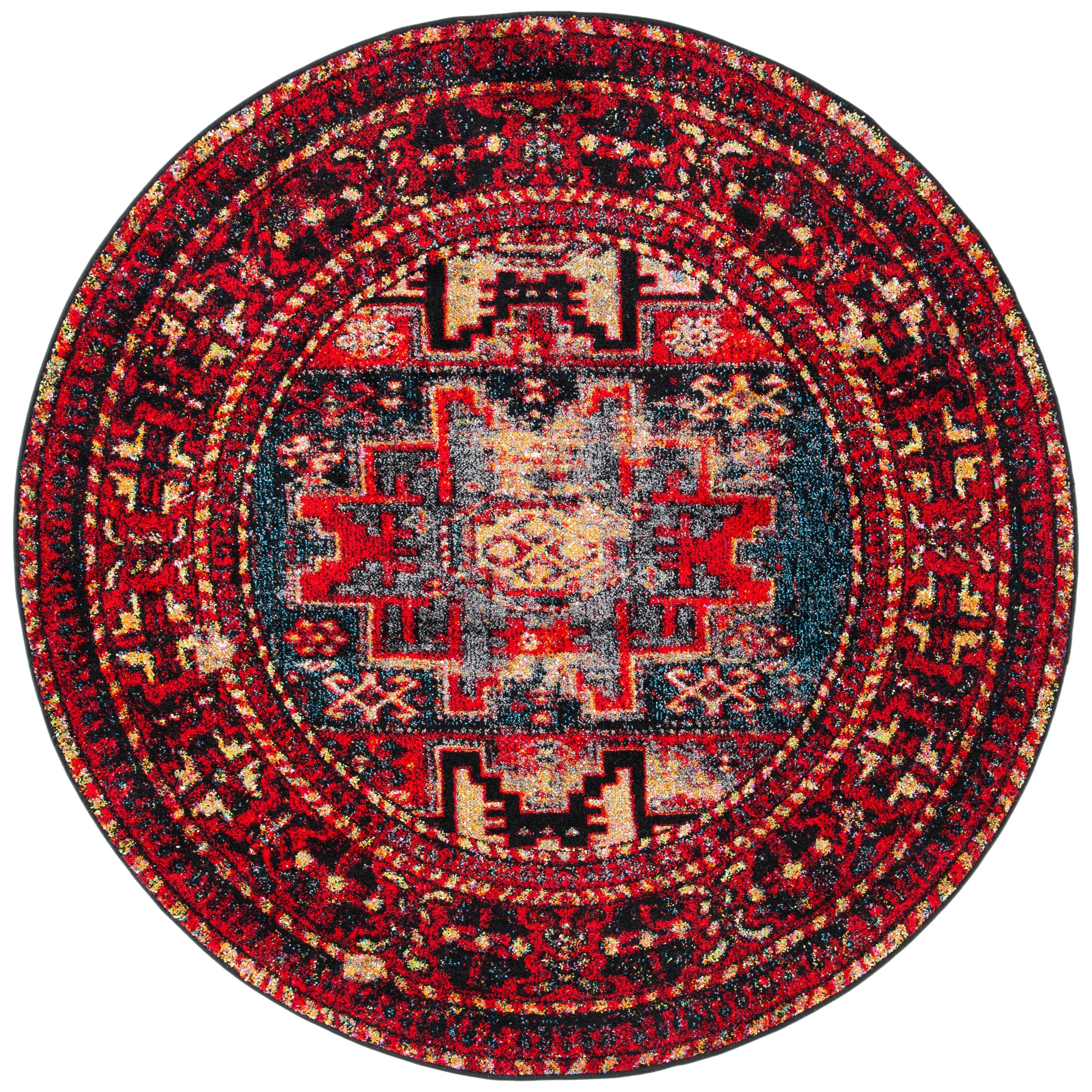 SAFAVIEH, Vintage Hamadan Lilla Oriental Distressed Rug