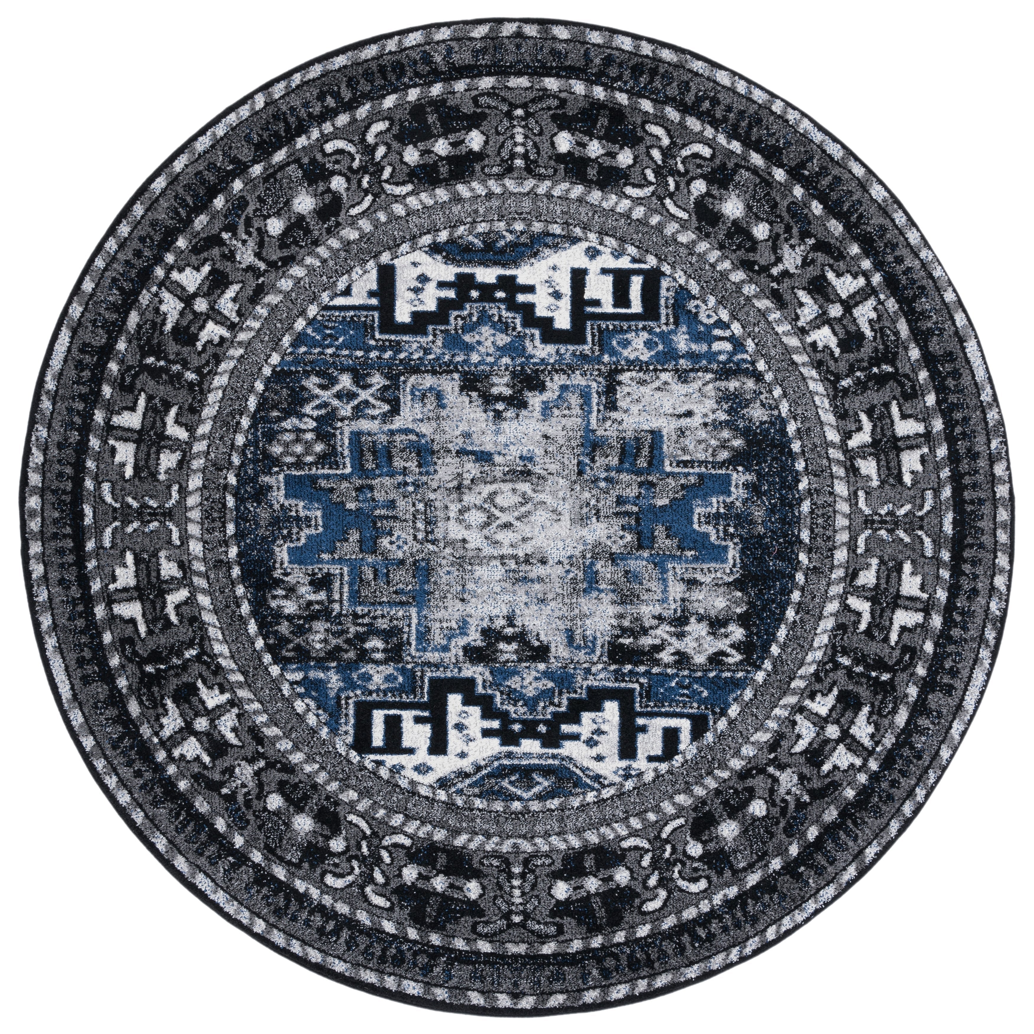 SAFAVIEH, Vintage Hamadan Lilla Oriental Distressed Rug