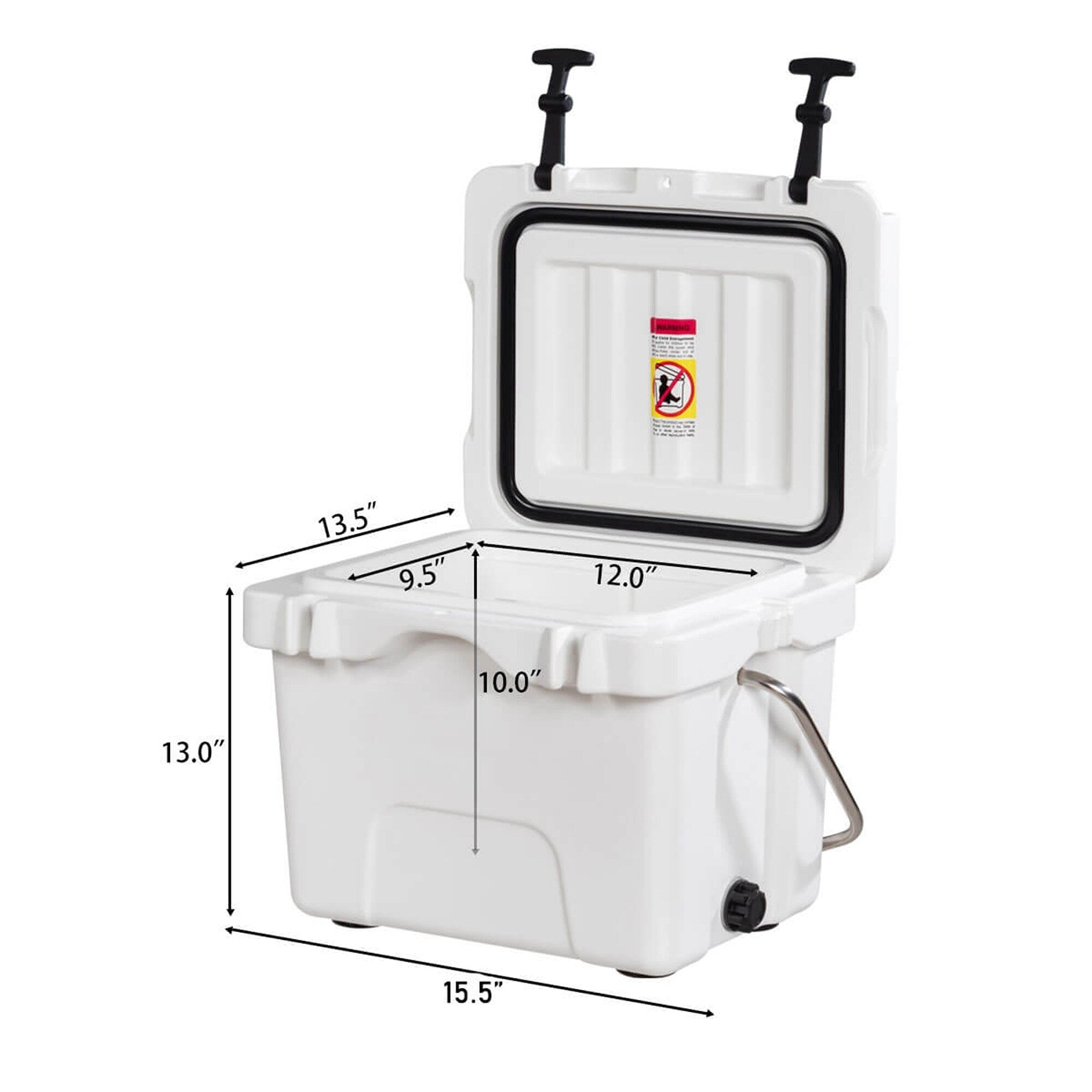 Glacière portable SKTAKOL 16 litres, anti-fuite, 24 canettes de glace - Voir les détails